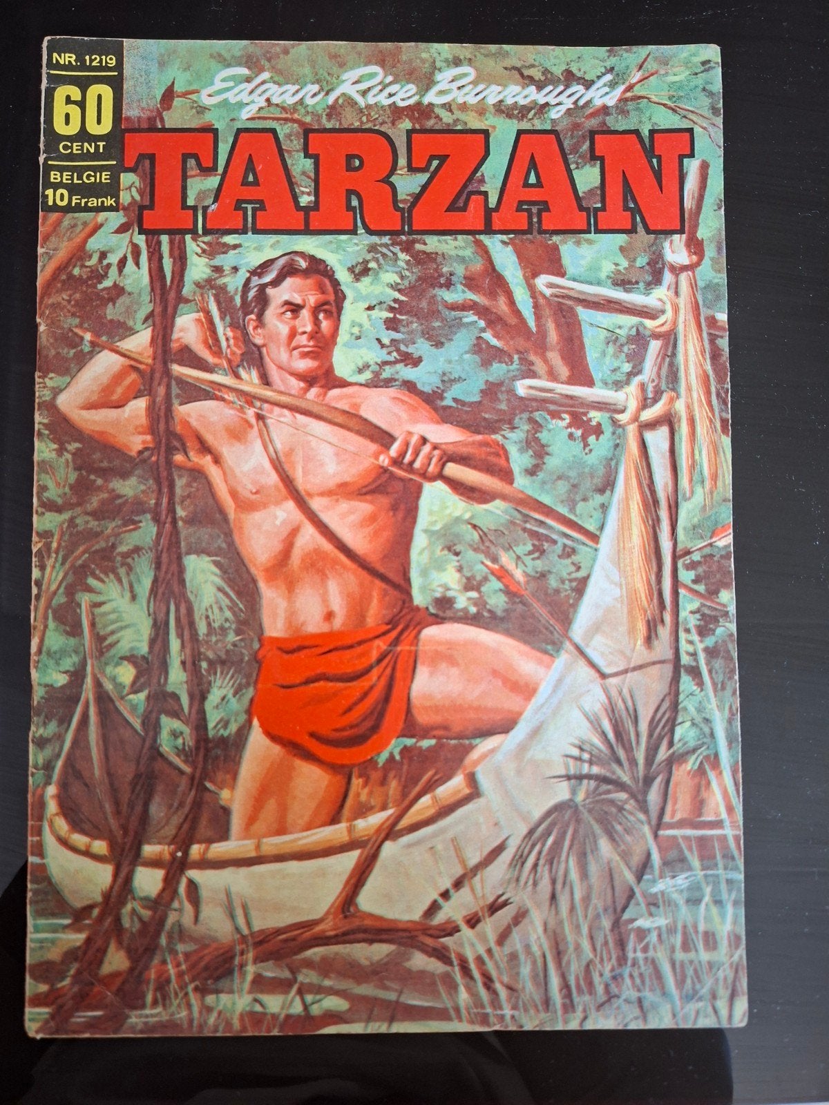 Tarzan stripboek - Nr. 1219 - Edgar Rice Burroughs, Eén stripboek, Ophalen of Verzenden, Gelezen, Edgar Rice Burroughs