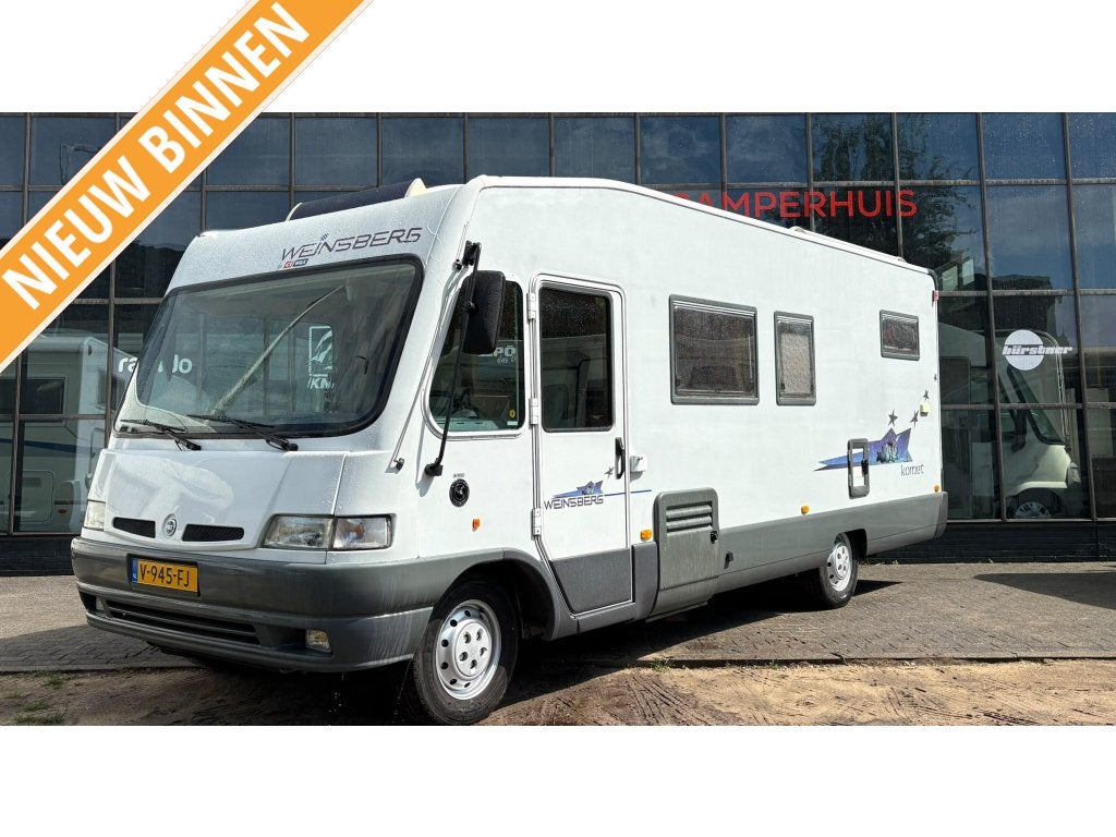 Weinsberg Komet 680 MQ,Vastbed,Hefbed, Caravans en Kamperen, Campers, Integraal, Achteruitrijcamera, Weinsberg, Ringverwarming