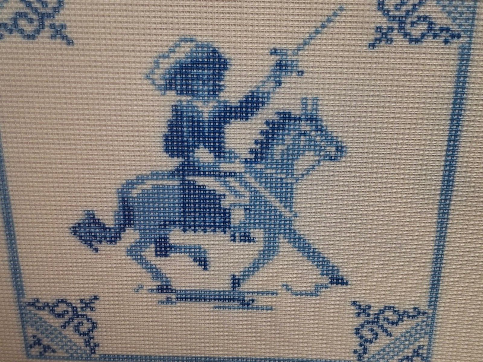 Borduurpakket compleet met DMC garen en borduurstof, Ophalen of Verzenden, Nieuw, Handborduren, Borduurpakket