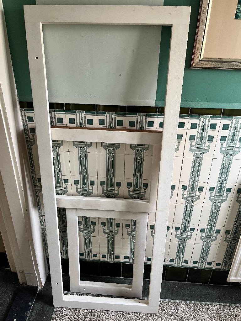 3 hardhouten raamkozijnen, Ophalen, Raamkozijn, Zo goed als nieuw, Hout