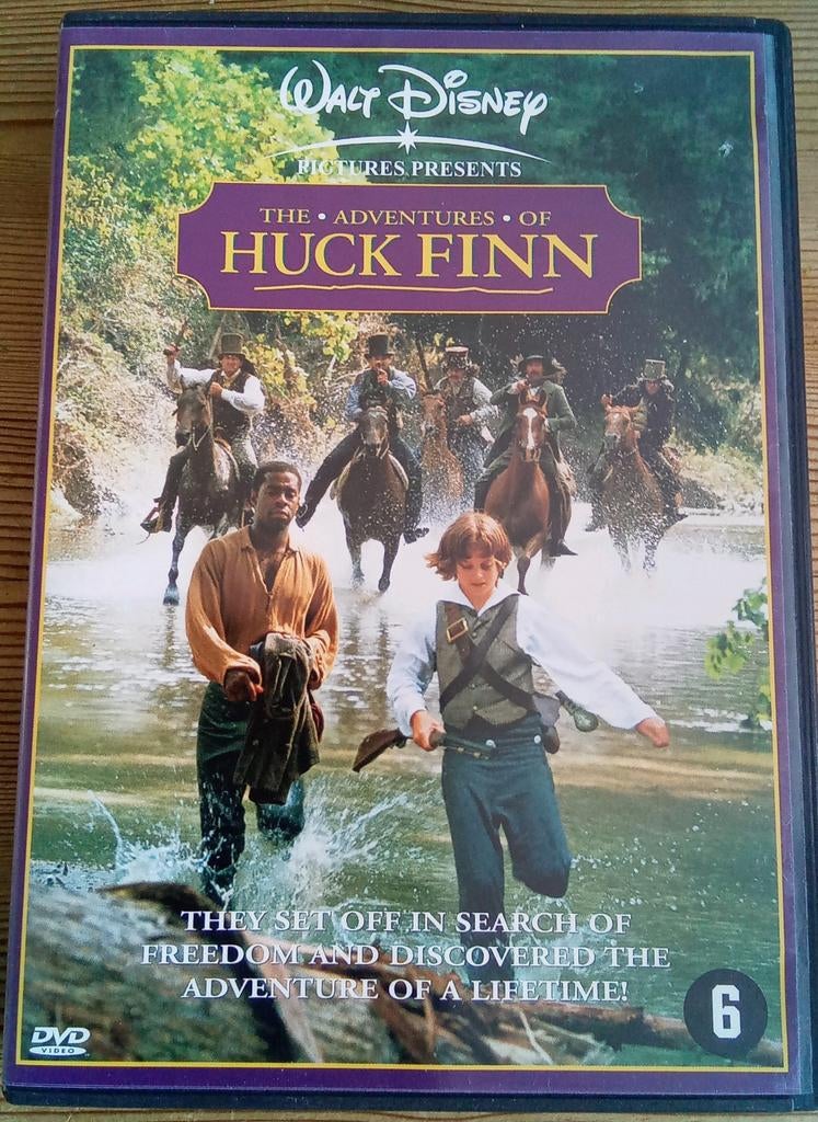 The Adventures of Huck Finn, Vanaf 6 jaar, Ophalen of Verzenden, Zo goed als nieuw, Film