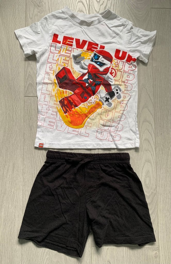 Lego Ninjago & Sponge Bob pyjama's, maat 98, Verzenden, Zo goed als nieuw, Jongen, Nacht- of Onderkleding