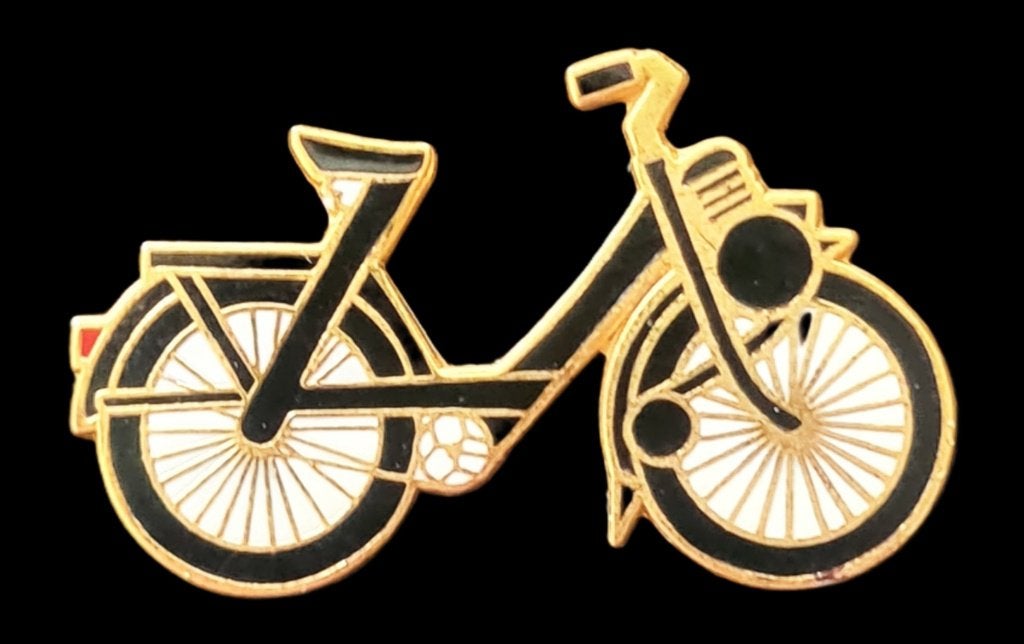 Solex pin- zwart-goudkleur, Verzenden, Nieuw, Transport, Speldje of Pin