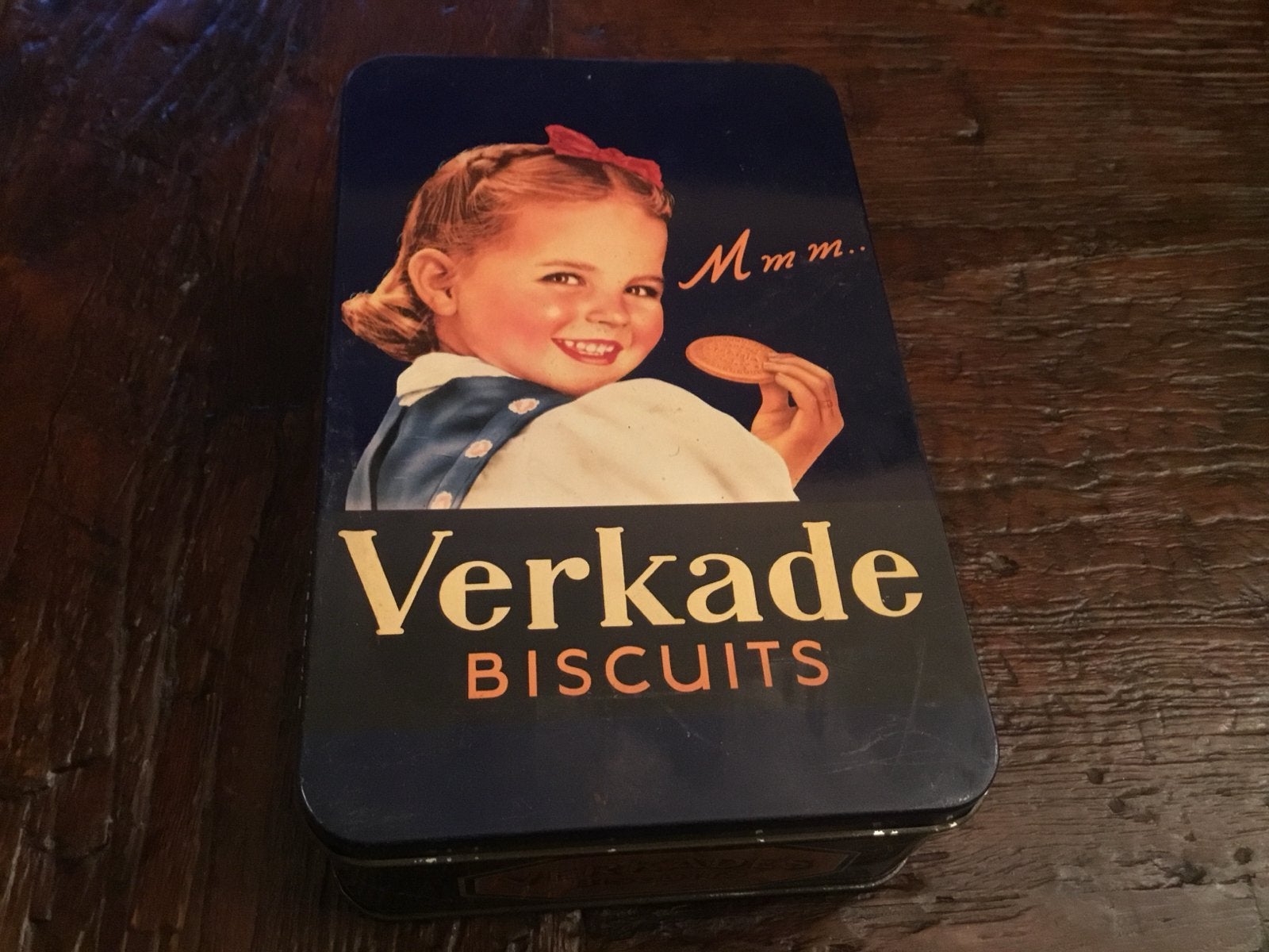 Vintage blikken: Verkade, Bolletje, Droste en meer, Verzamelen, Ophalen of Verzenden, Gebruikt, Overige, Overige merken