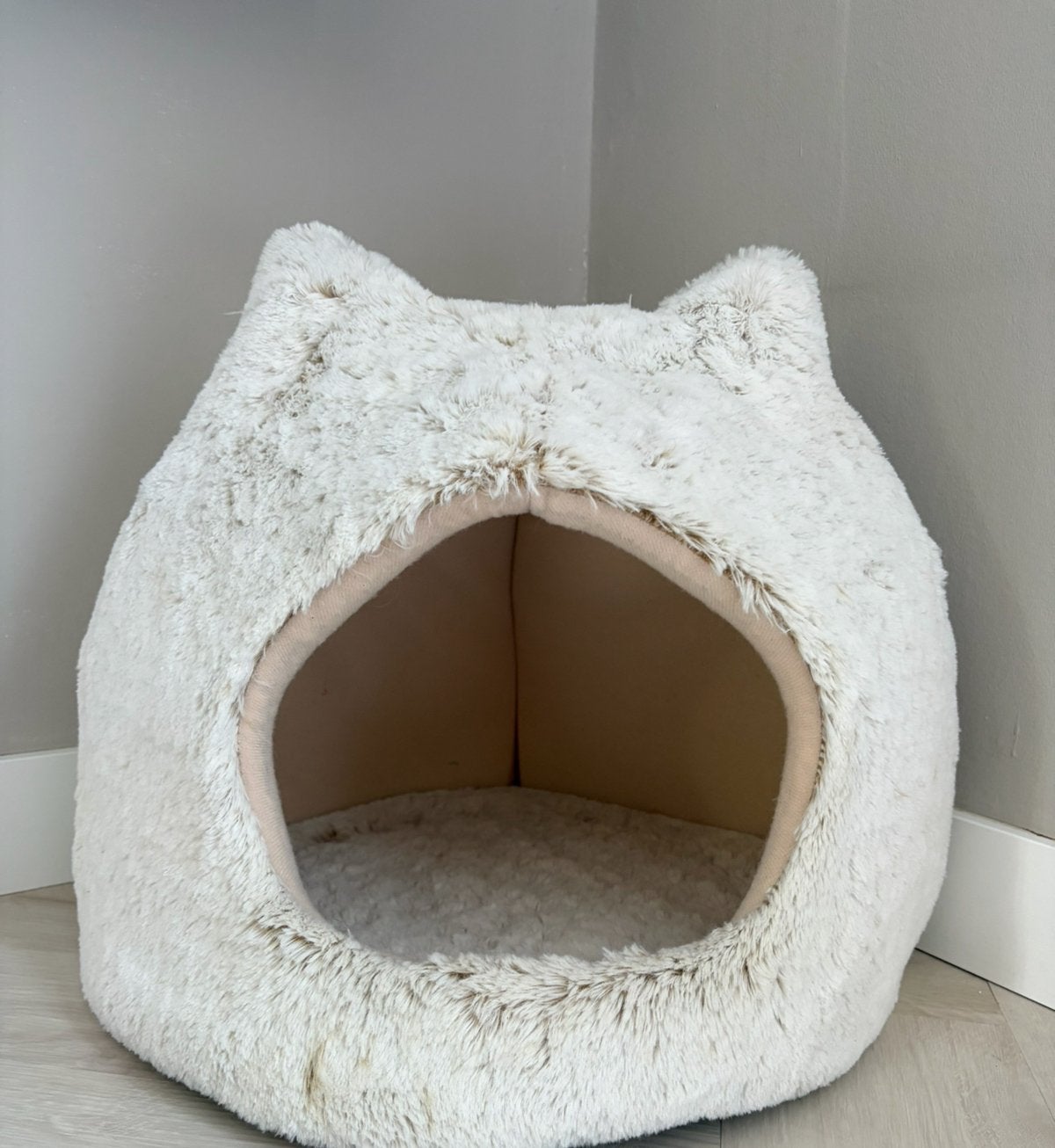 Katten Huis, Dieren en Toebehoren, Kattenmanden, Ophalen of Verzenden, Zo goed als nieuw, Pluche