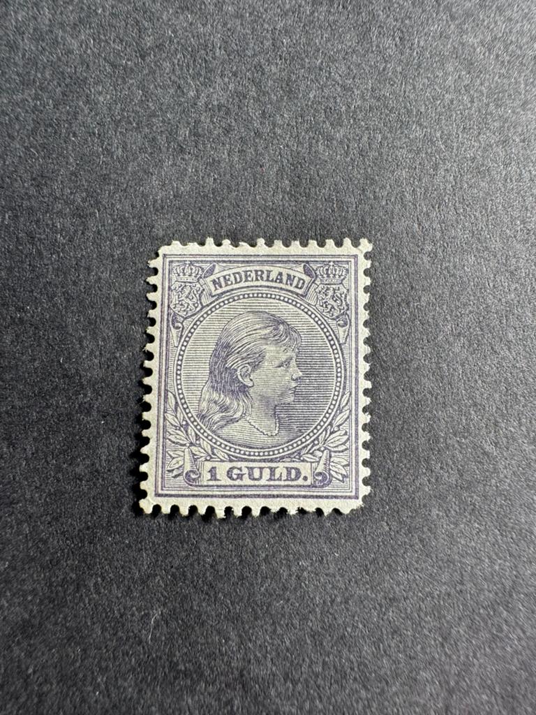 1891 Kon Wilh hangend haar NVPH nr 44 ongestempeld, Postzegels en Munten, Verzenden, T/m 1940