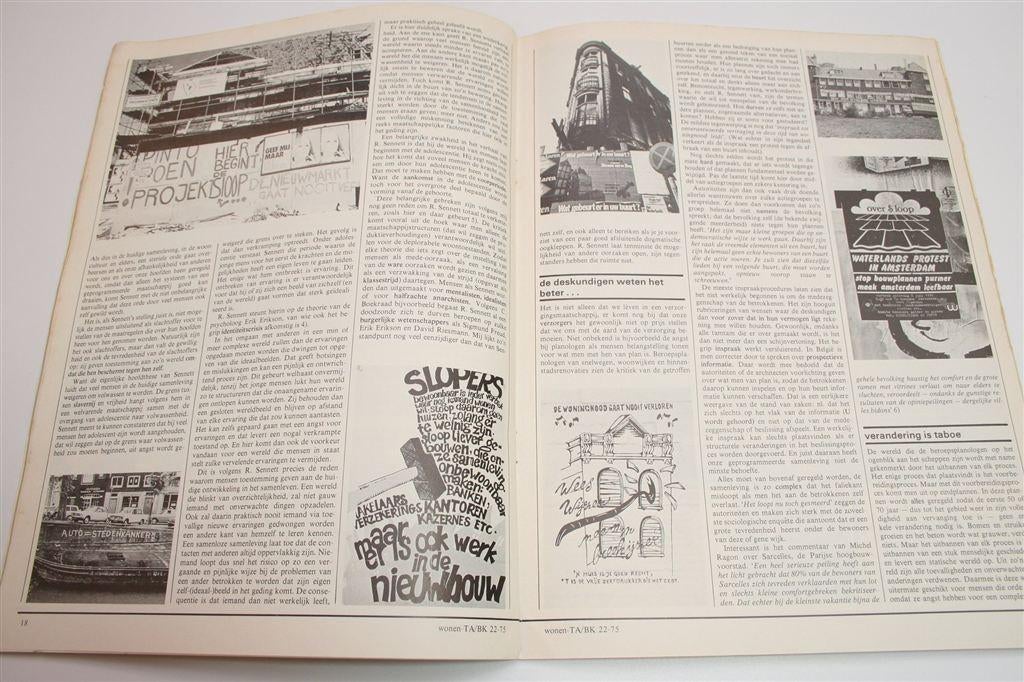 Synagoge Groningen [1975] — Themanummer Wonen TA/BK, Boeken, Ophalen of Verzenden, Gelezen