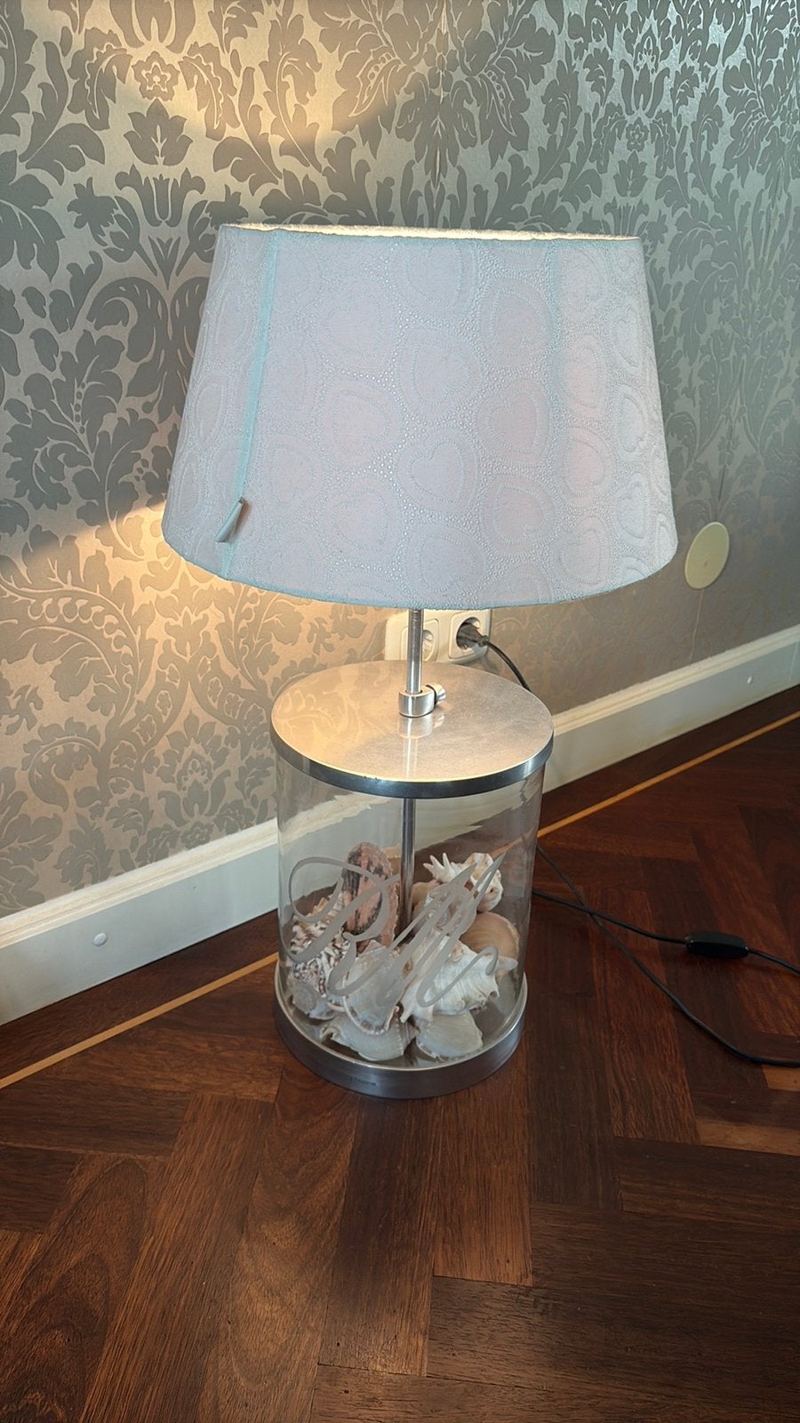 Riviera maison lamp met lampenkap, Ophalen, Zo goed als nieuw, Riviera Maison