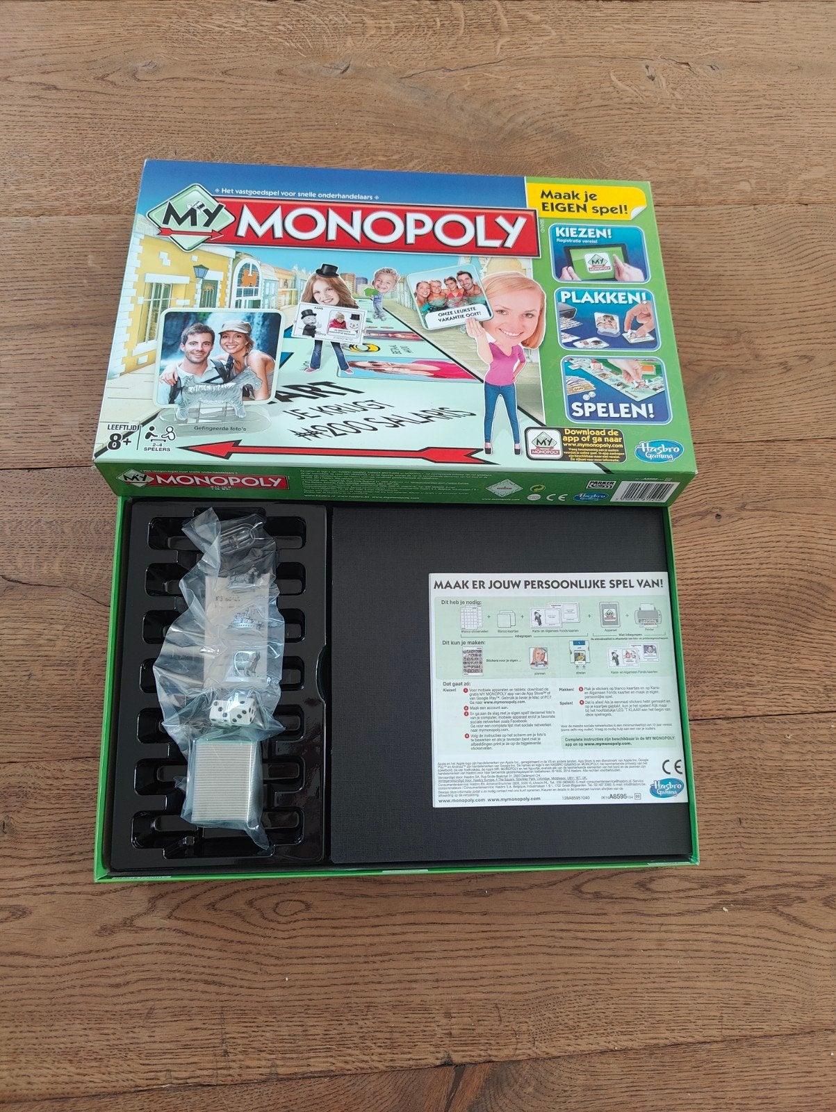 My Monopoly bordspel - Maak je eigen Monopoly!, Een of twee spelers, Ophalen of Verzenden, Zo goed als nieuw, Hasbro