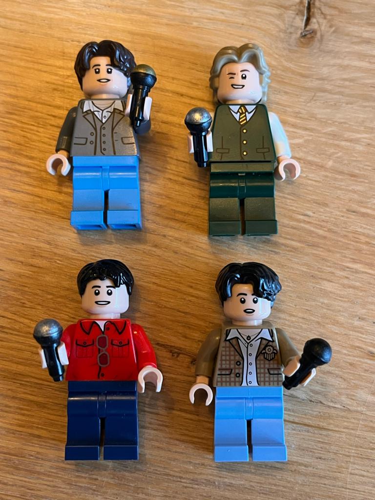 Lego 4 minifiguren uit BTS Dynamite set 21339, Ophalen of Verzenden, Zo goed als nieuw, Lego