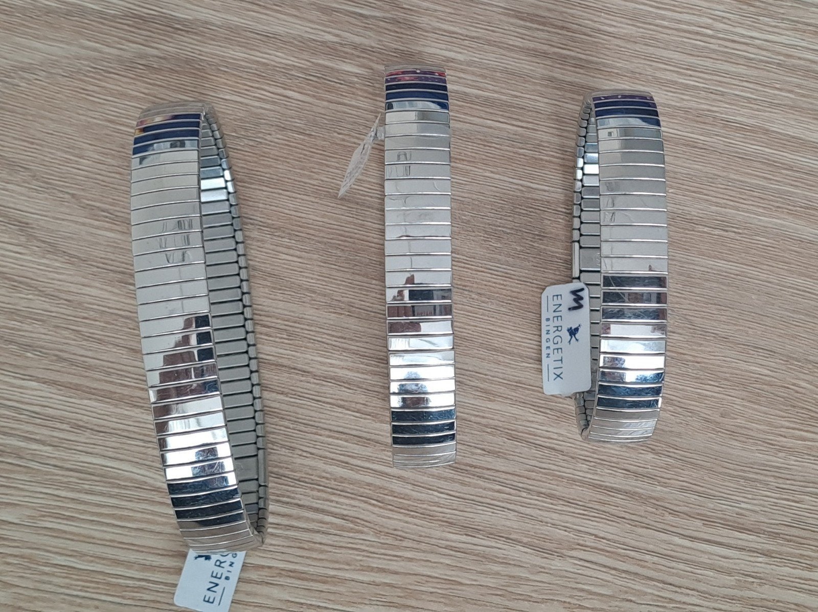 Energetix armband zonder koper, Sieraden, Tassen en Uiterlijk, Armbanden, Ophalen of Verzenden, Nieuw, Zilver, Staal