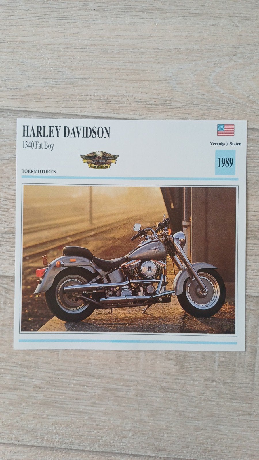 60 Motor Kaarten met Omschrijving - Harley Davidson, Ophalen of Verzenden, Gebruikt, Motoren