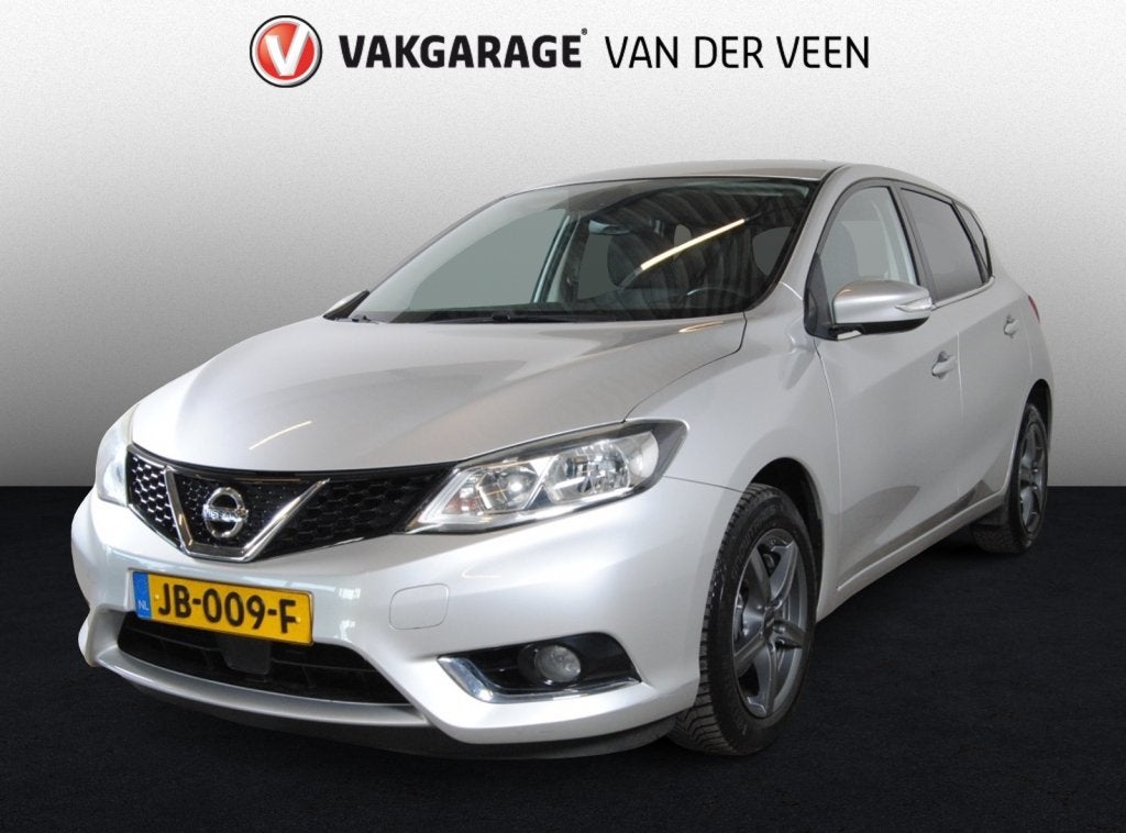 Nissan Pulsar 1.2 DIG-T Connect Ed (bj 2016, automaat), Auto's, Gebruikt, Euro 6, 4 cilinders, Origineel Nederlands