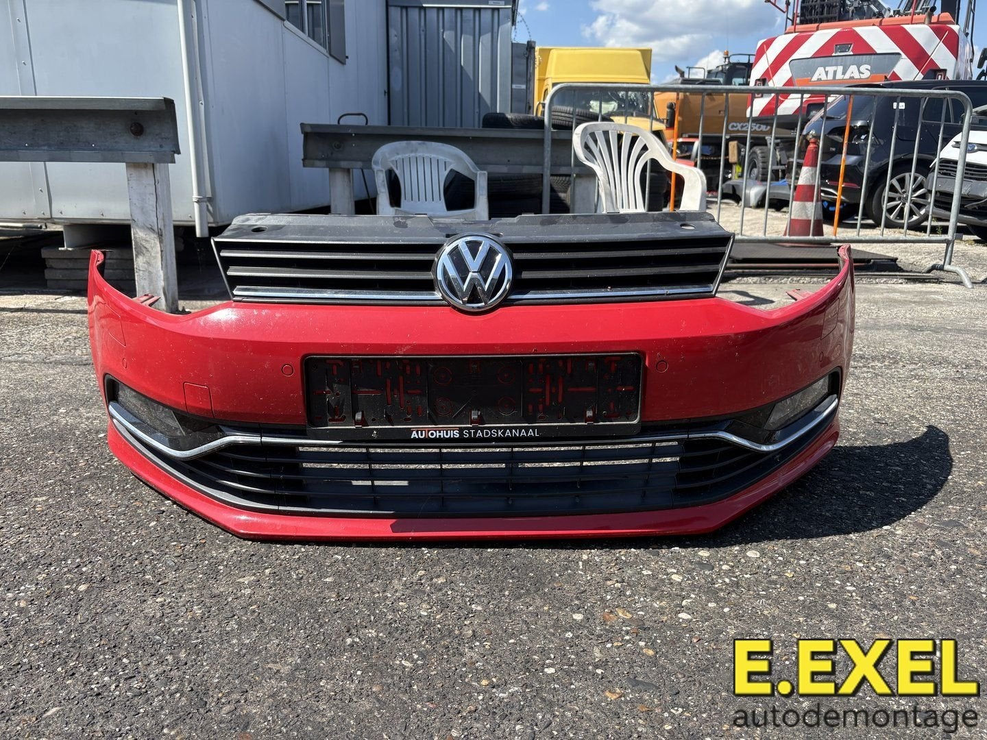 Voorbumper Volkswagen Polo 6R LP3G 2009-21, Auto-onderdelen, Gebruikt, -, Ophalen of Verzenden, Bumper