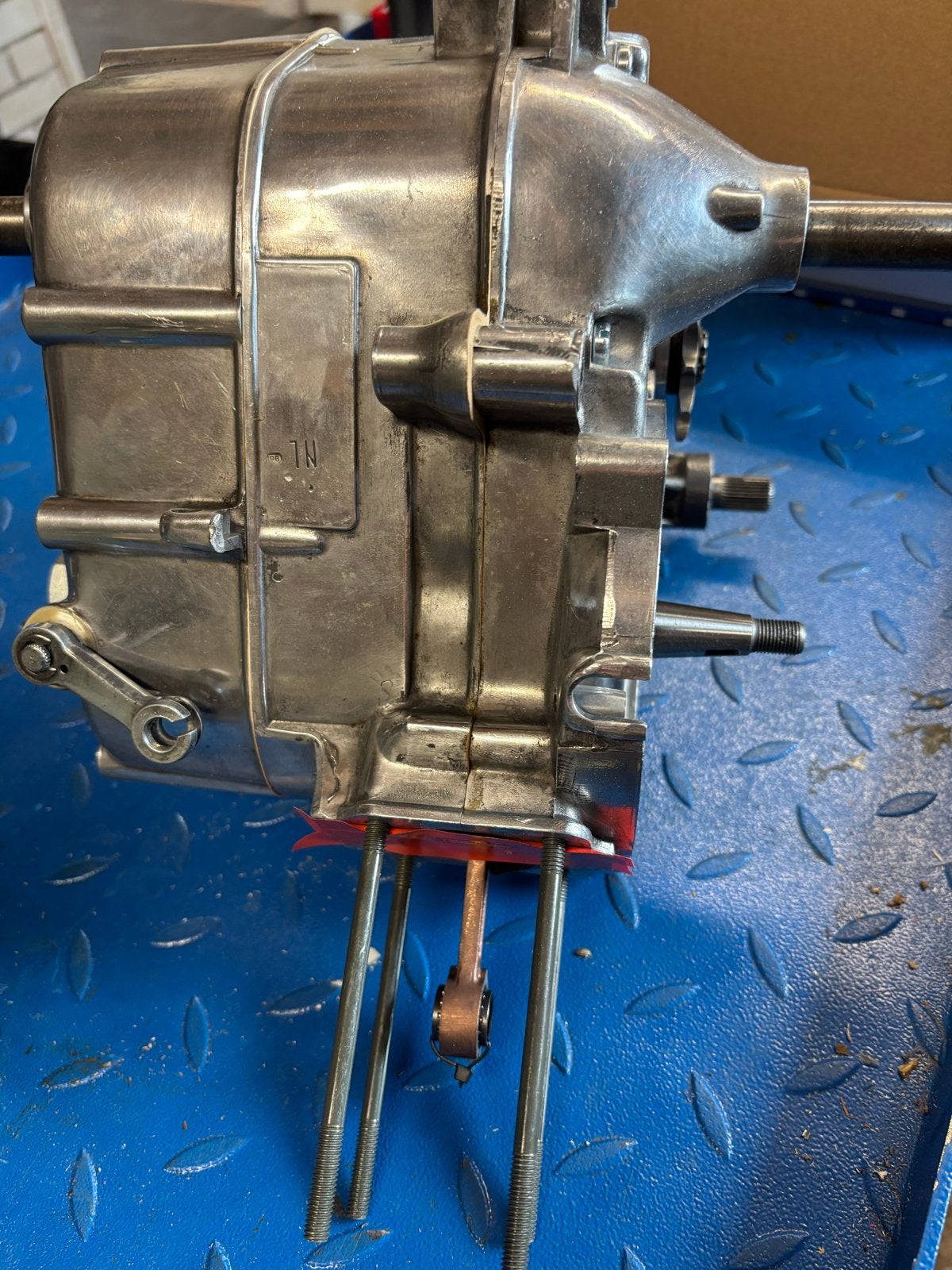 Puch MV50 3 Voetversnellingsblok - Gereviseerd, Fietsen en Brommers, Ophalen, Gebruikt, Blok