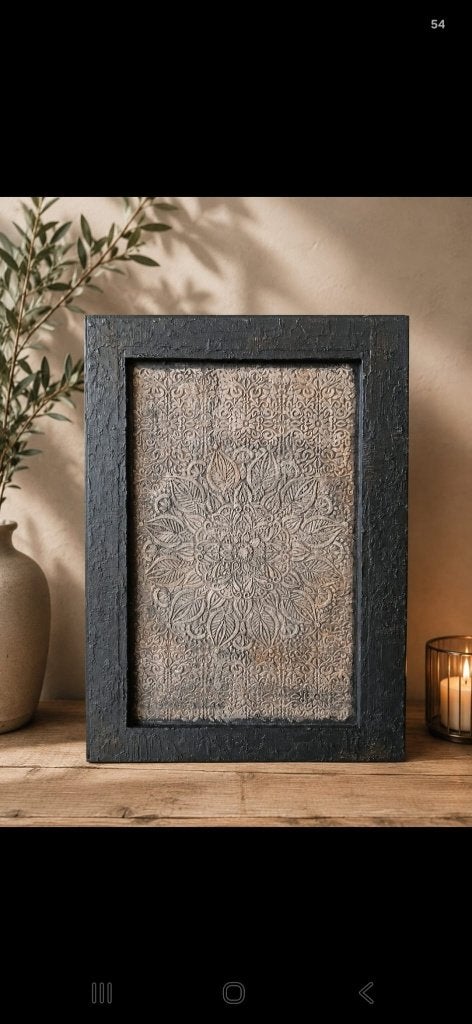 Schilderij op houten deur, 2 stuks, nieuw, mandala, 3d, Huis en Inrichting, Woonaccessoires | Schilderijen, Tekeningen en Foto's