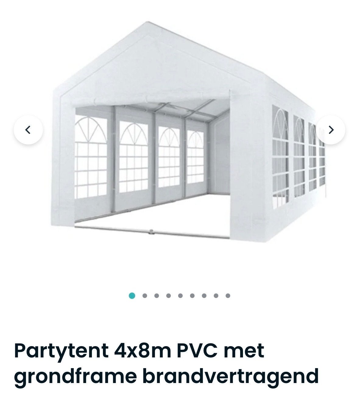 Partytent te huur, Tuin en Terras, Ophalen, Partytent, Nieuw, 4 tot 6 meter