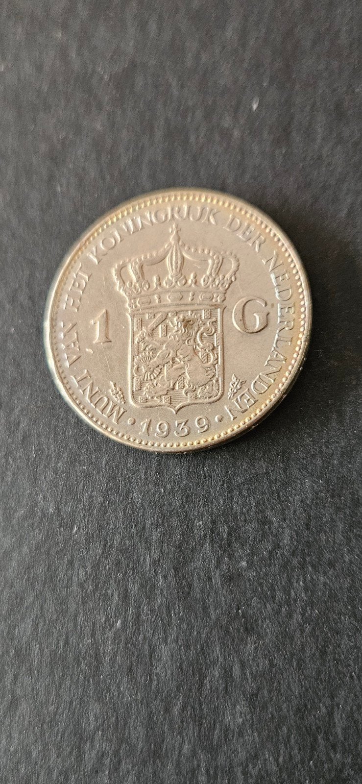 zilveren gulden 1939 wilhelmina prachtig + tot FDC, 1 gulden, Zilver, Ophalen of Verzenden, Koningin Wilhelmina