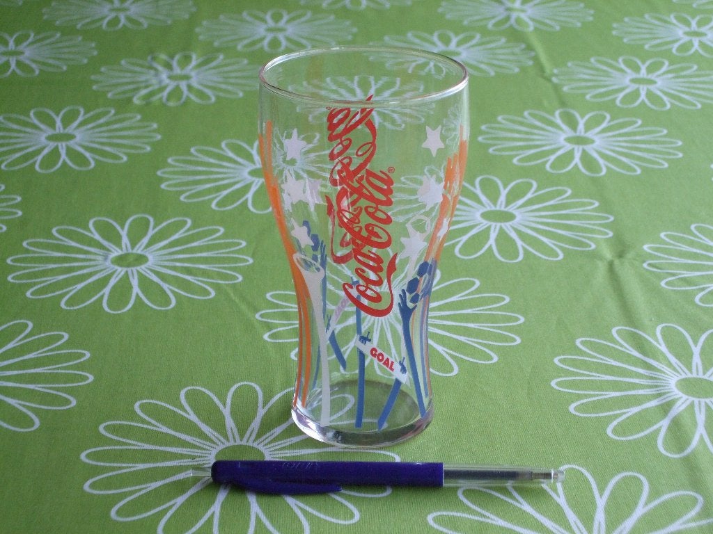 Coca Cola glas WK voetbal 2010 Zuid Afrika, Ophalen of Verzenden, Zo goed als nieuw