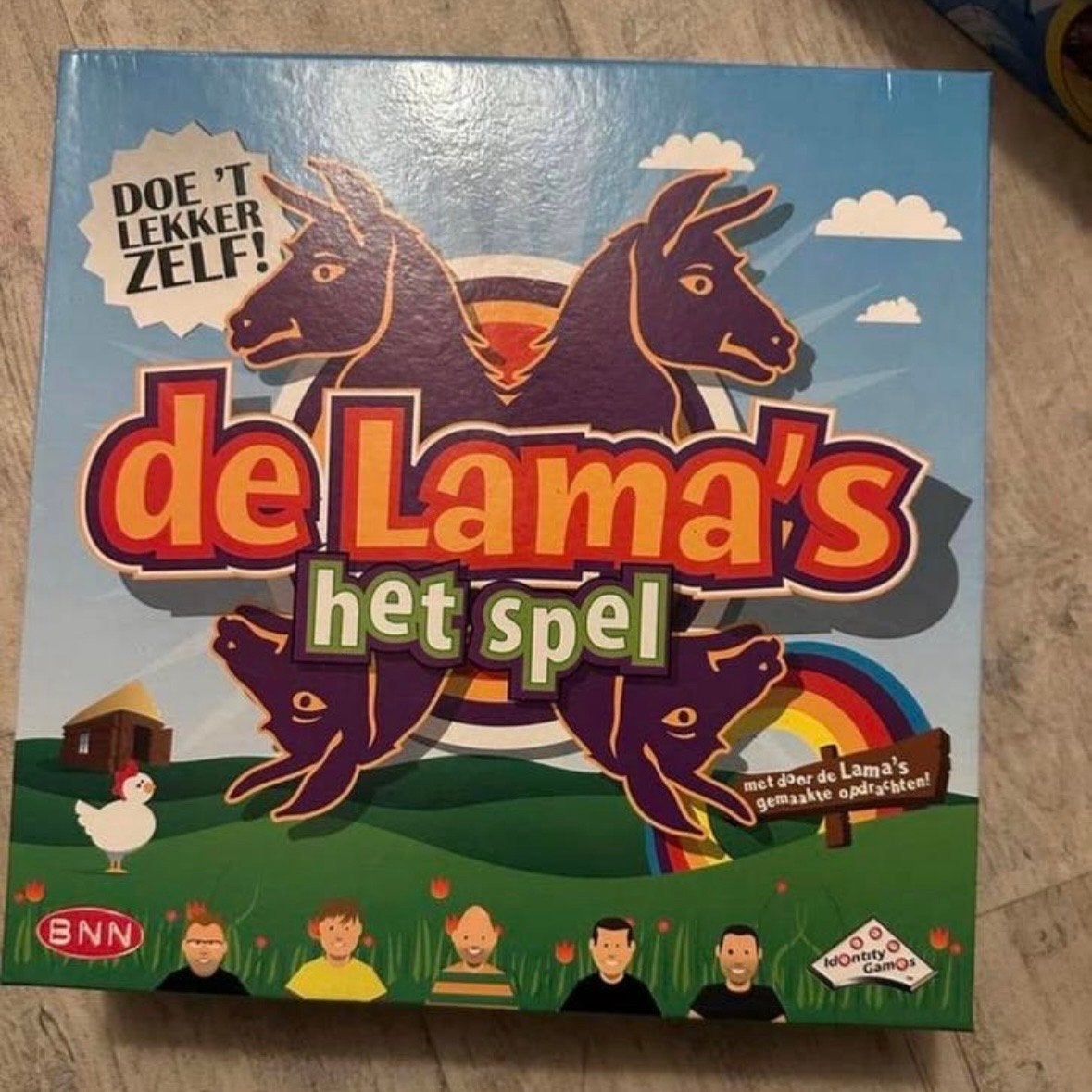 De Lama's Het Spel - Doe 't Lekker Zelf! BNN Bordspel, Hobby en Vrije tijd, Drie of vier spelers, Ophalen of Verzenden, Nieuw