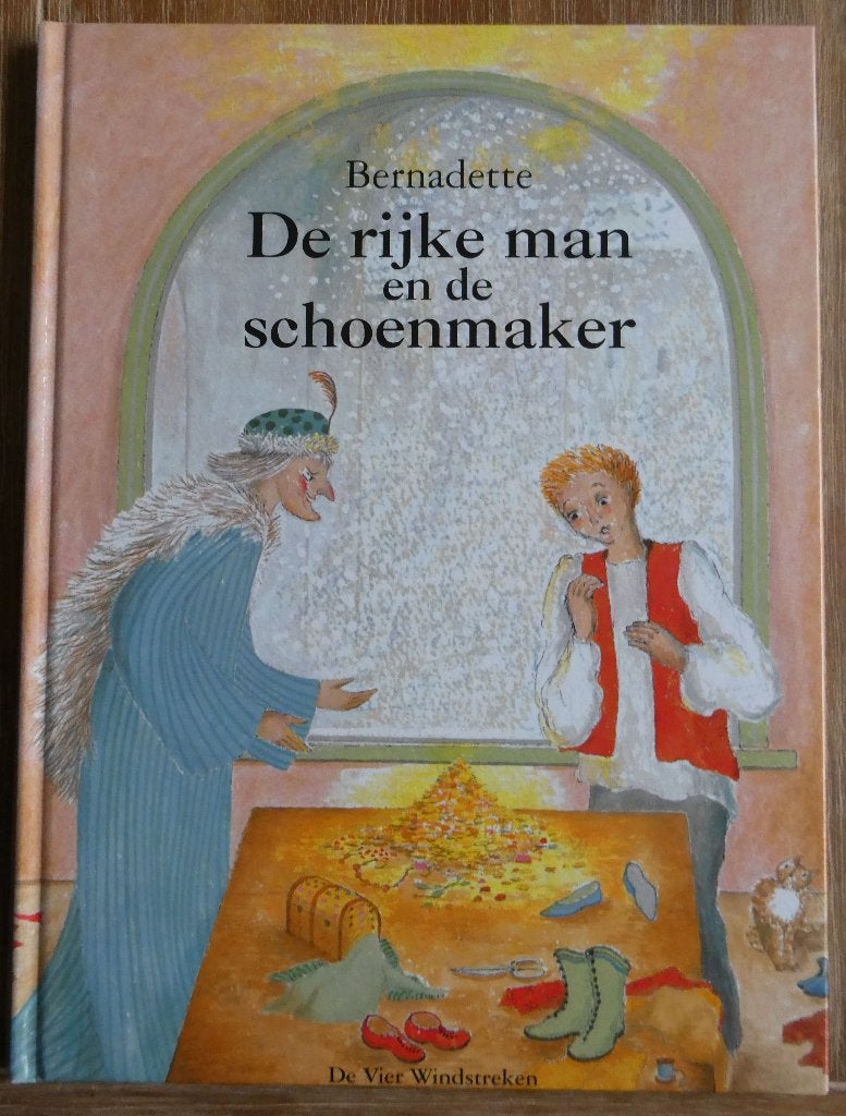 De rijke man en de schoenmaker - Bernadette, Boeken, Fictie algemeen, Ophalen of Verzenden, Zo goed als nieuw, Voorleesboek