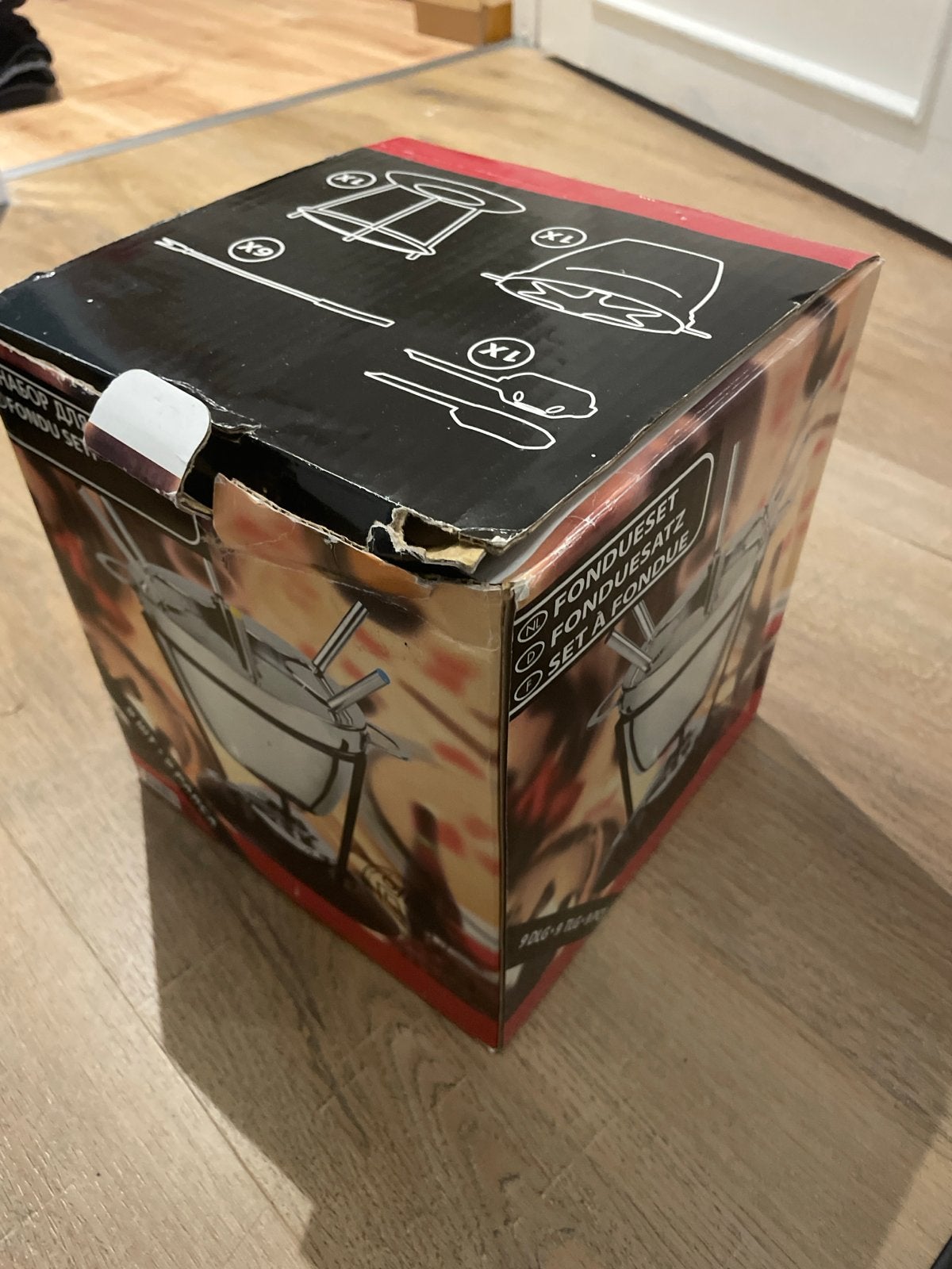 Nieuwe Fondueset met 6 Vorkjes en Brander, Ophalen of Verzenden, Nieuw, Brander, Fondueset