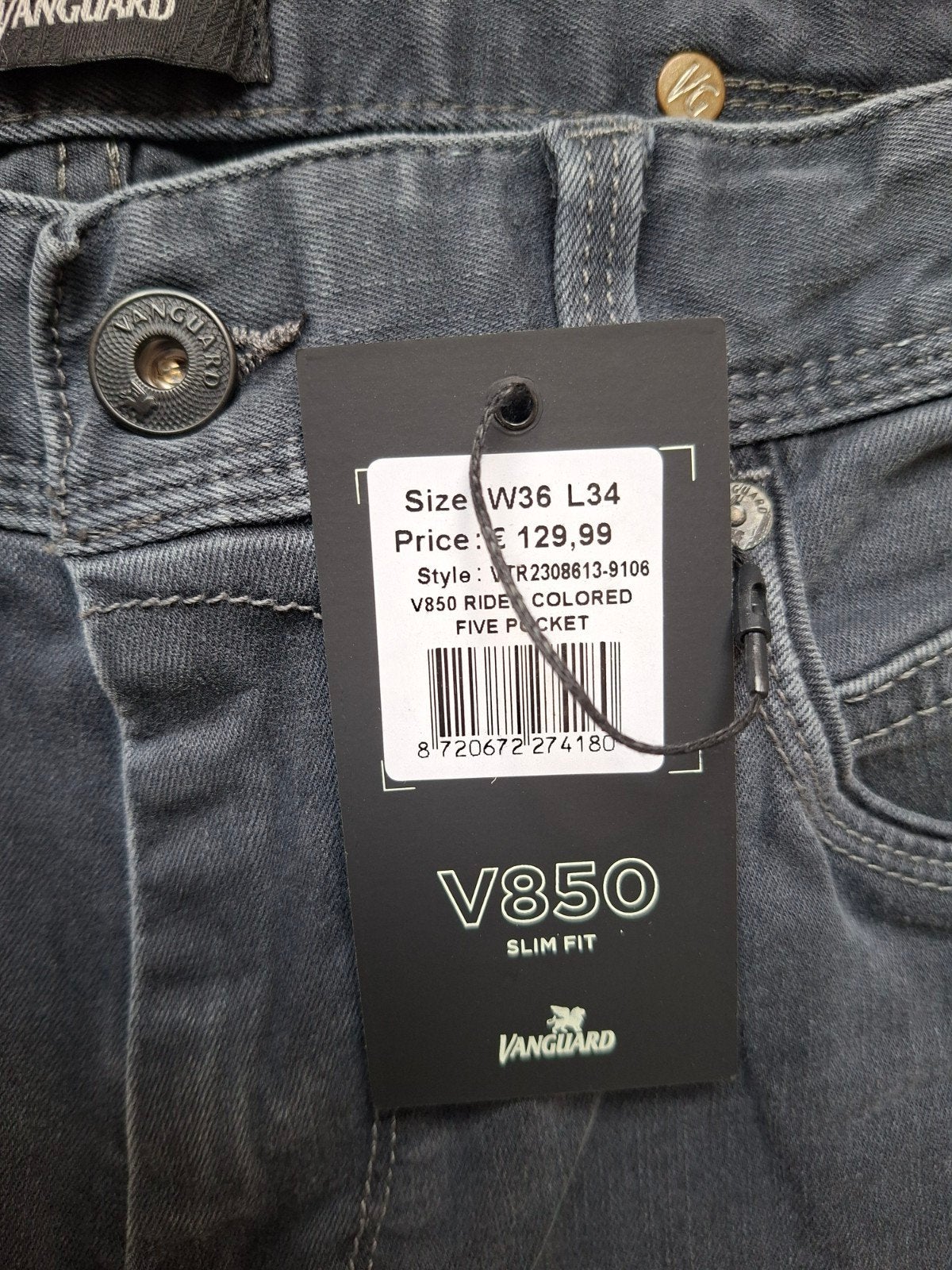 VANGUARD V850 slimfit jeans W38 L34, Ophalen of Verzenden, Nieuw, W36 - W38 (confectie 52/54), Vanguard