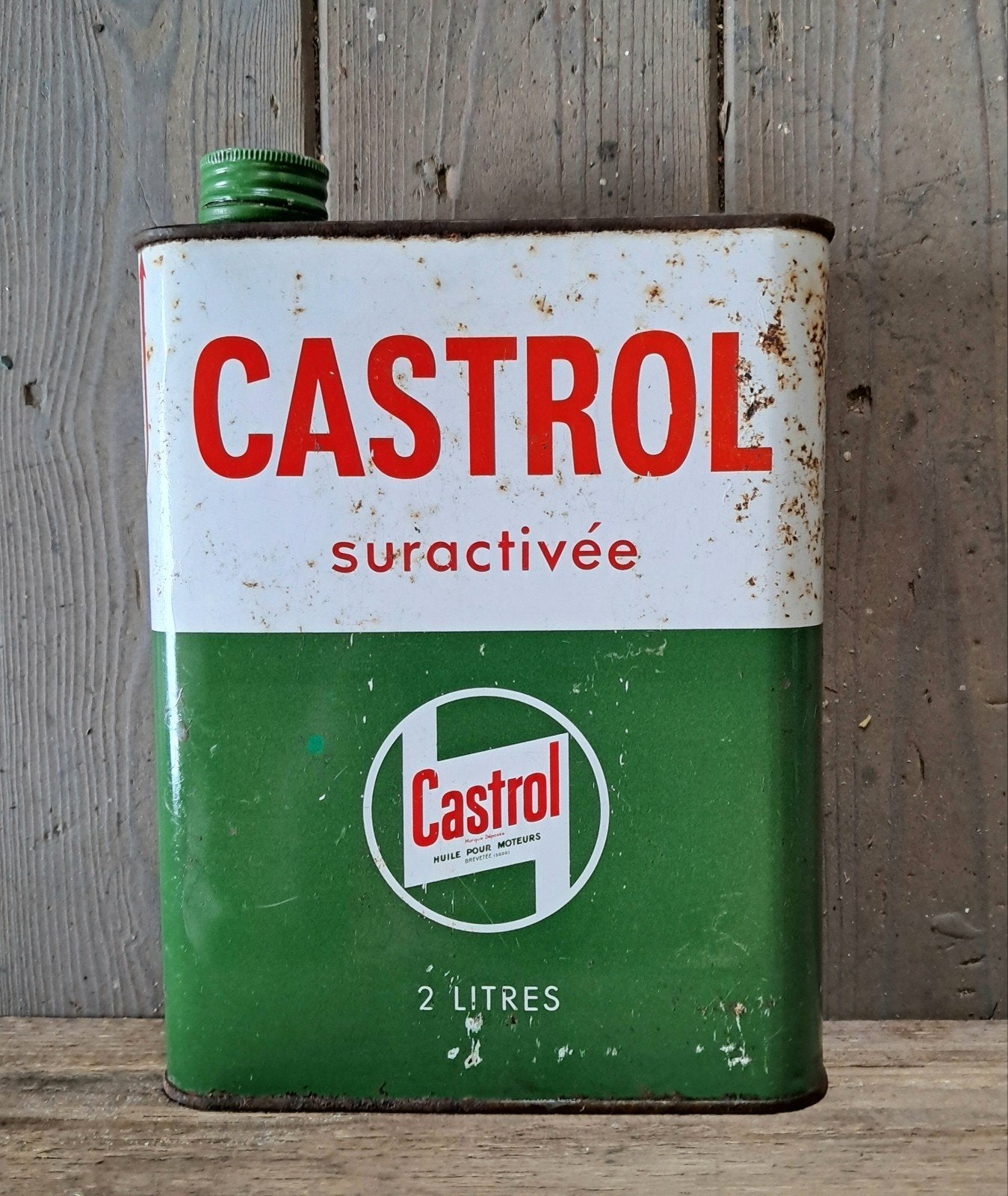Castrol olieblik suractivée motorolie 1960s, Ophalen of Verzenden, Overige typen