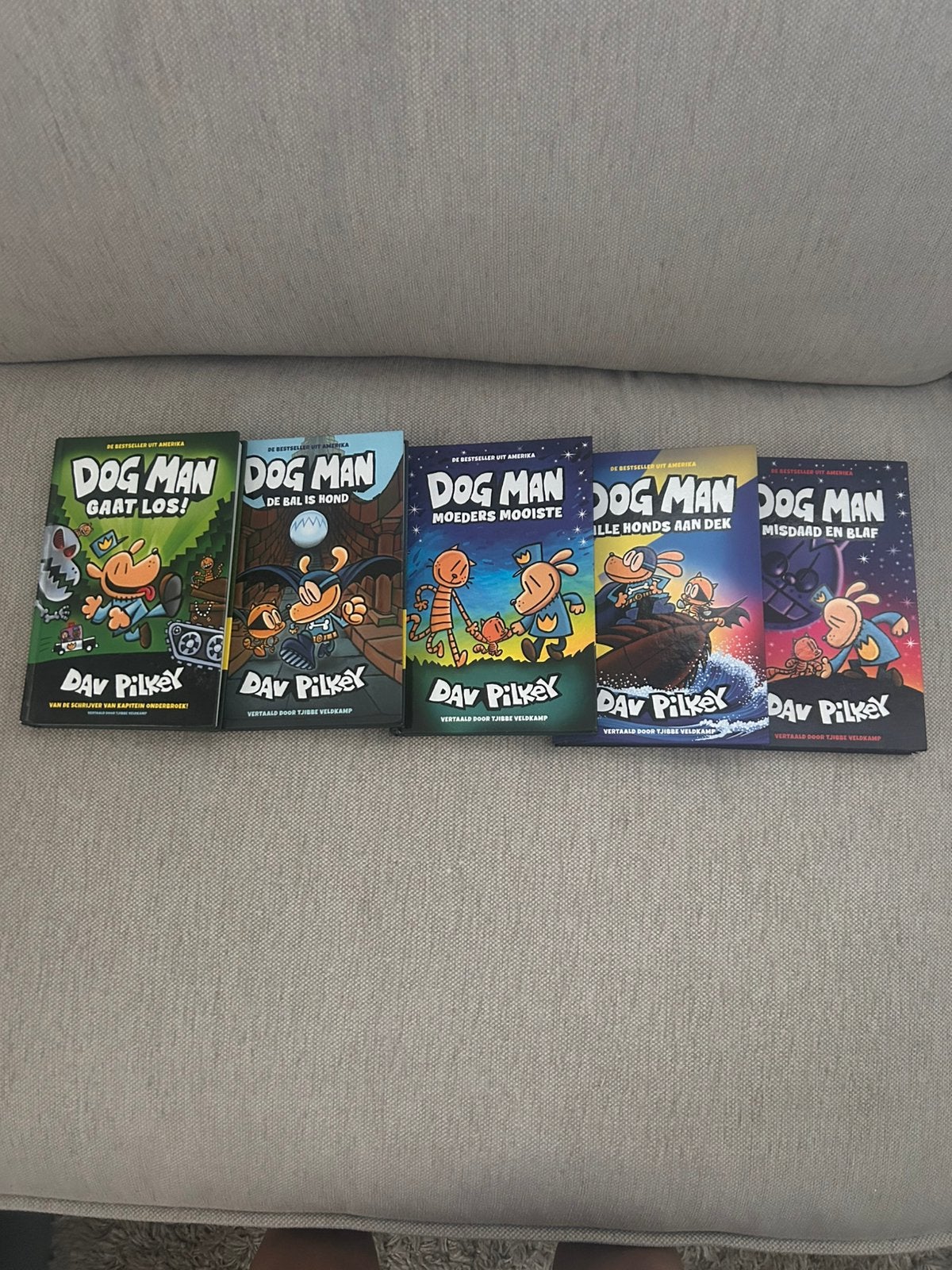 Dogman boeken! Zgan! 6 stuks!, Ophalen, Zo goed als nieuw, Algemeen