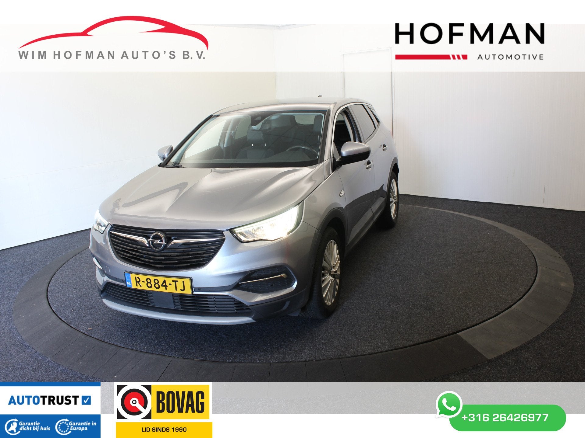 Opel Grandland X 1.2 Turbo Innovation (bj 2019), Auto's, Voorwielaandrijving, Gebruikt, 1199 cc, Leder en Stof