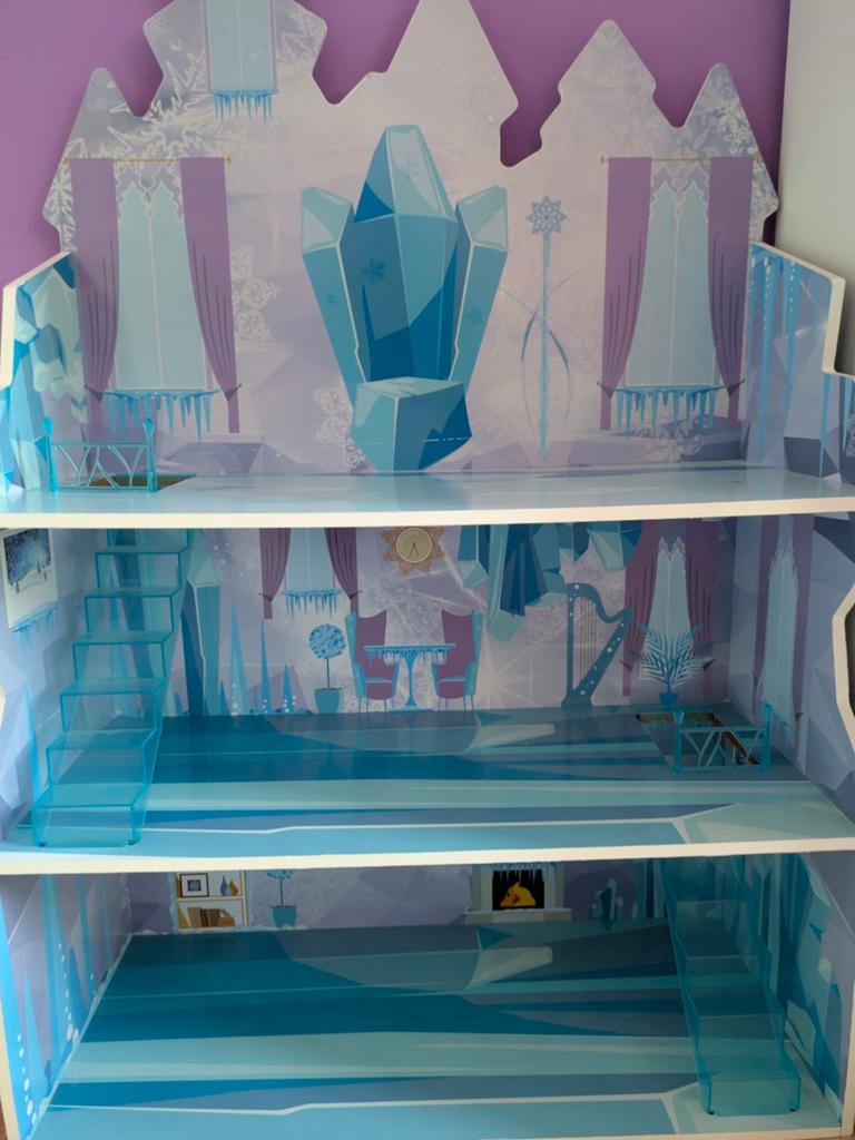 Frozen poppenhuis, Ophalen of Verzenden, Zo goed als nieuw