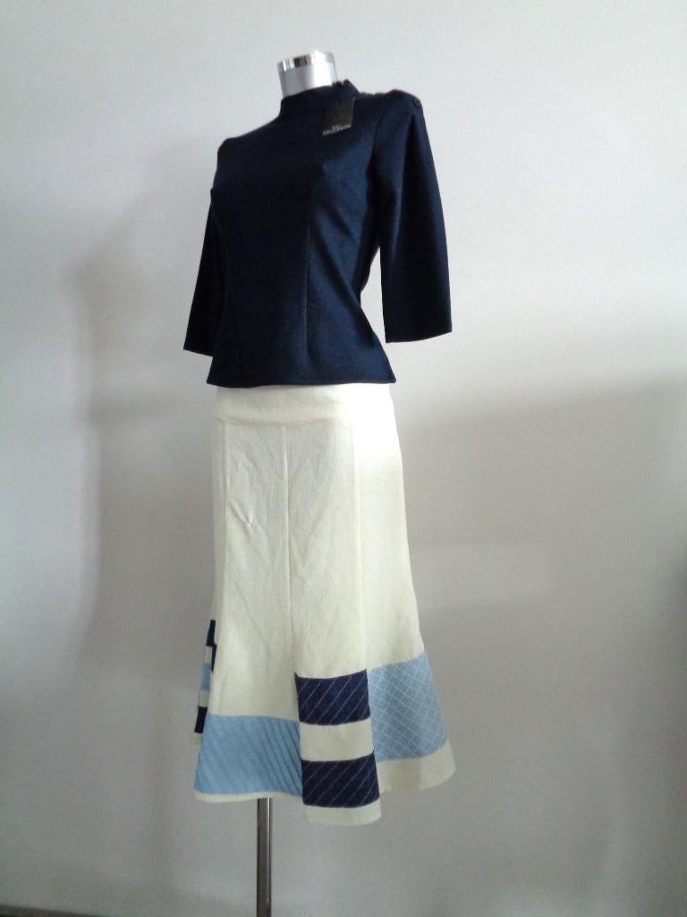 Edgar Vos designer rok, origineel en nieuw, maat 36, Kleding | Dames, Rokken, Nieuw, Maat 36 (S), Overige kleuren, Onder de knie