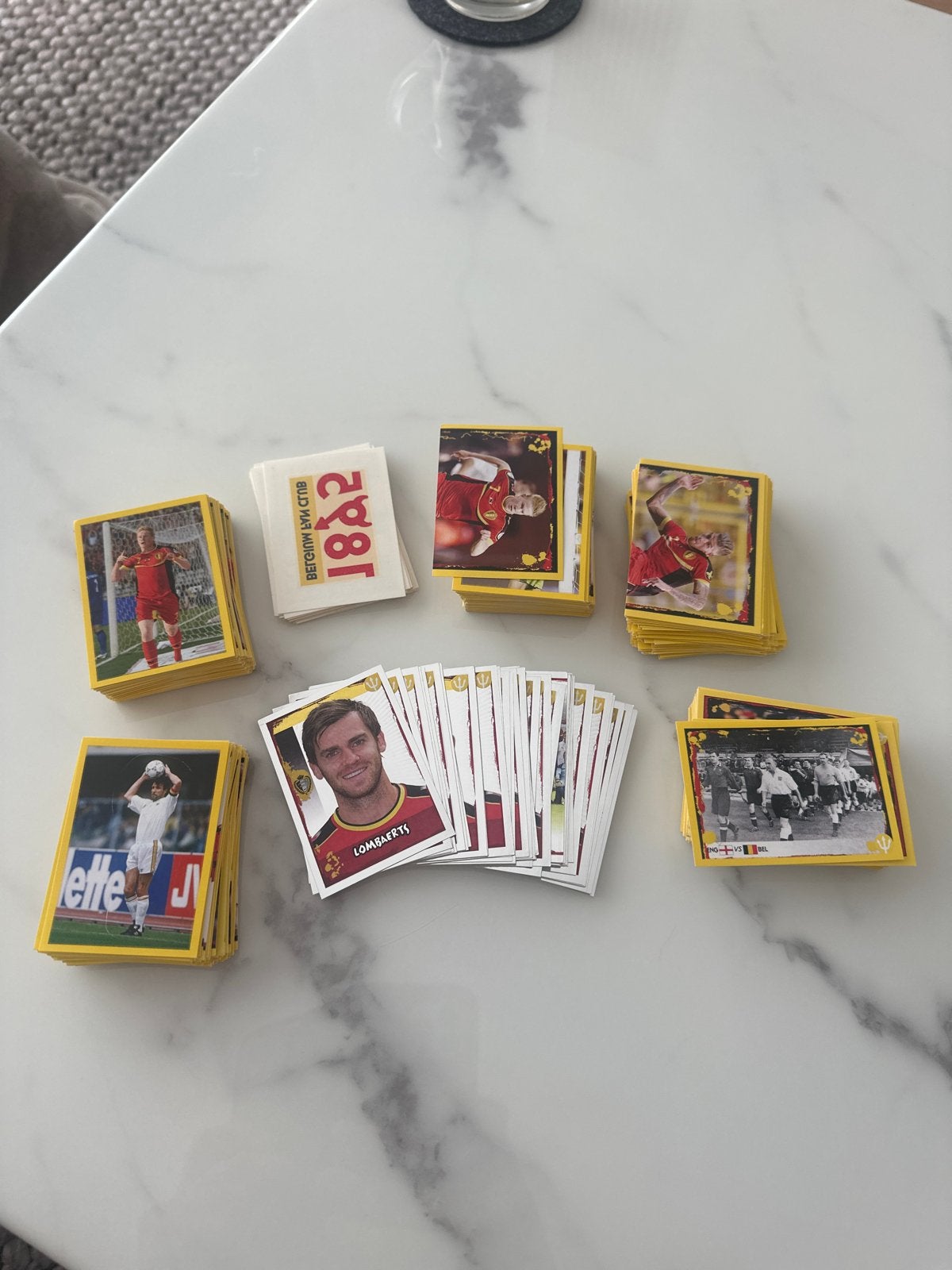 Panini Belgian Red Devils voetbalplaatjes - Carrefour, Verzamelen, Ophalen of Verzenden, Gebruikt, Sport