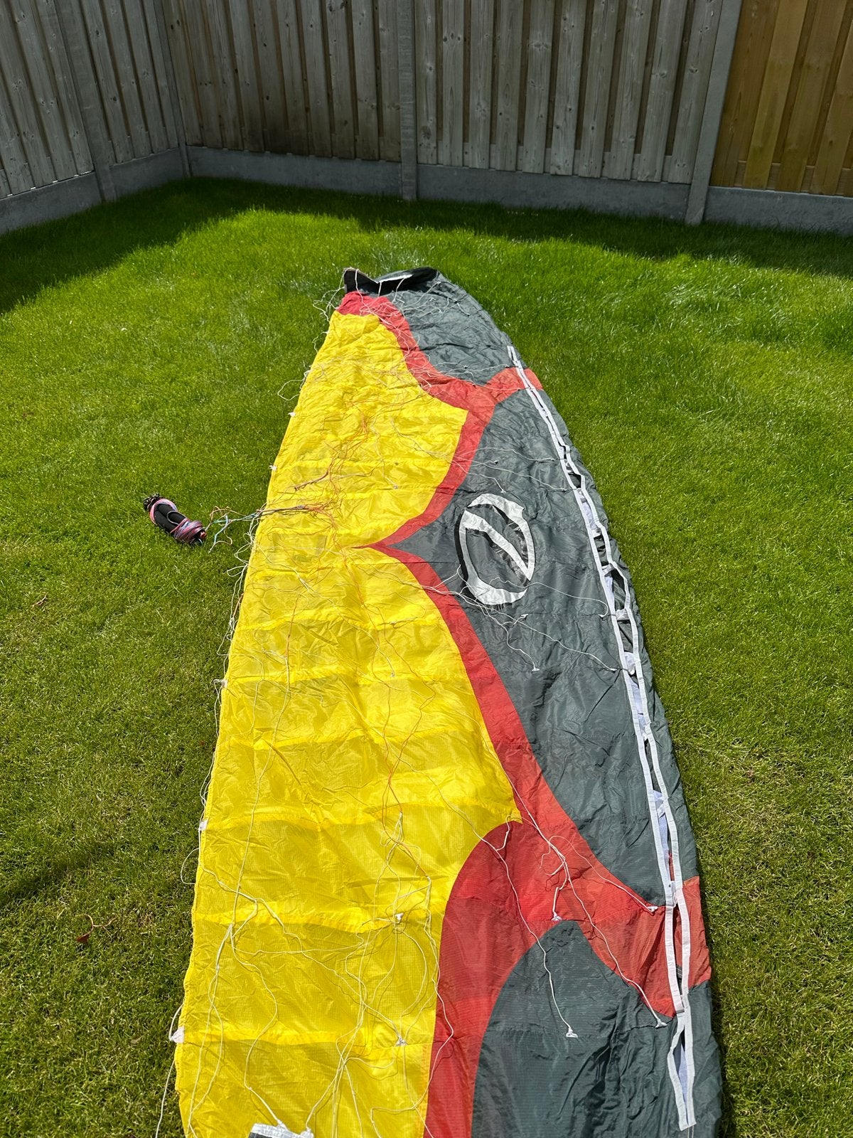 Ozone Yakuza GT kite, Sport en Fitness, Ophalen of Verzenden, Gebruikt, Vierlijns