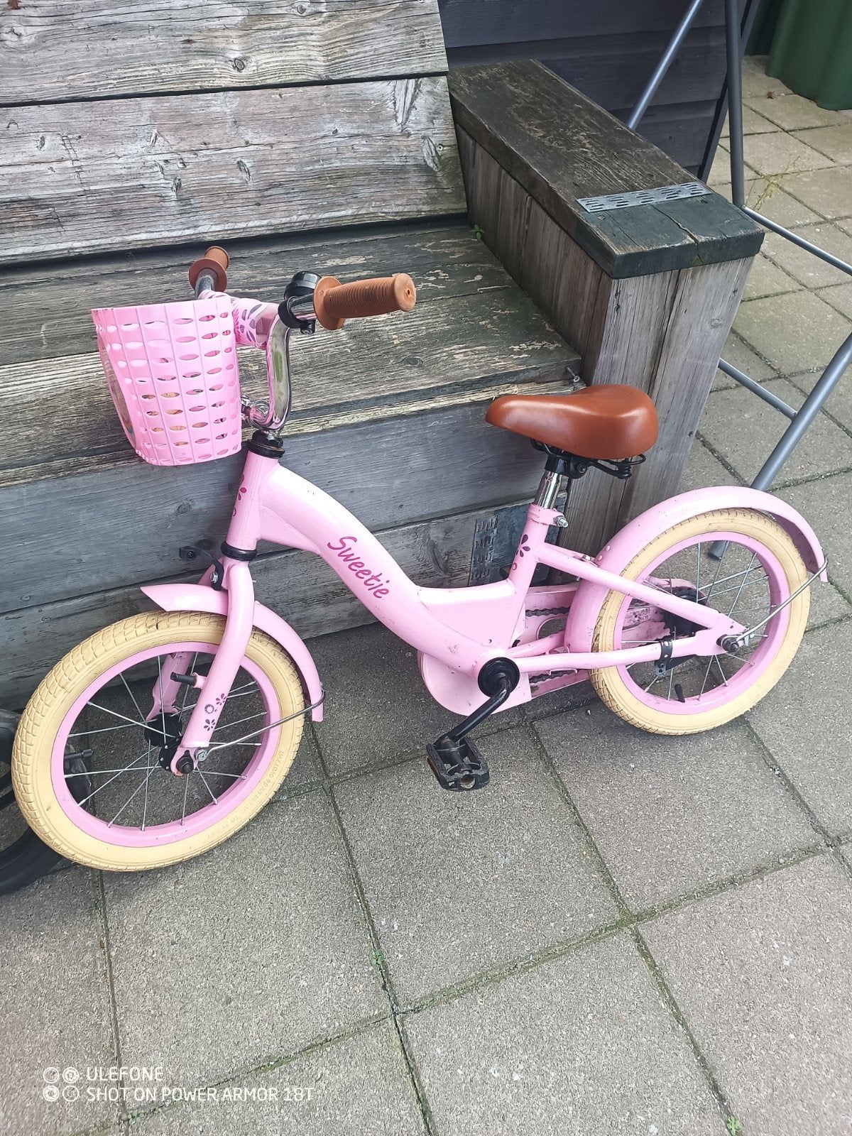 Roze kinderfietsen: Loopfiets Amigo Flip & Sweetie, Ophalen, Terugtraprem, Amigo, Sweetie, 16 tot 20 inch