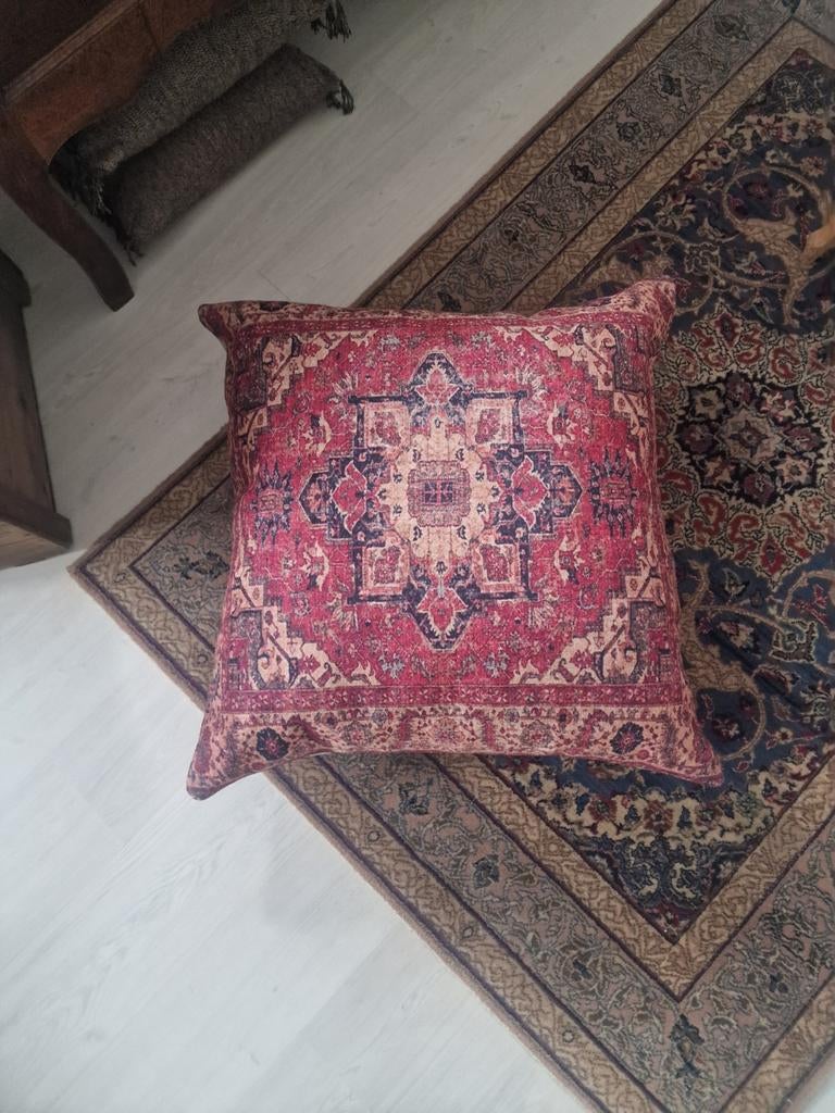 Perzisch vloerkussen, Ophalen of Verzenden, Nieuw, Overige kleuren, Vierkant