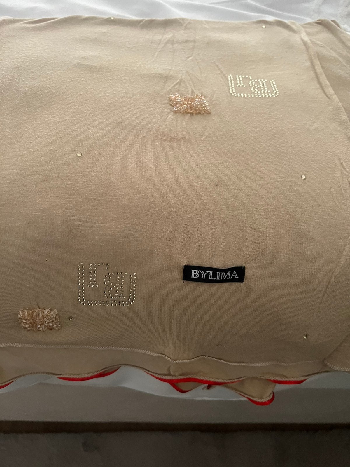 BYLIMA Sjaal te koop, Ophalen, Zo goed als nieuw, Beige, Vierkant