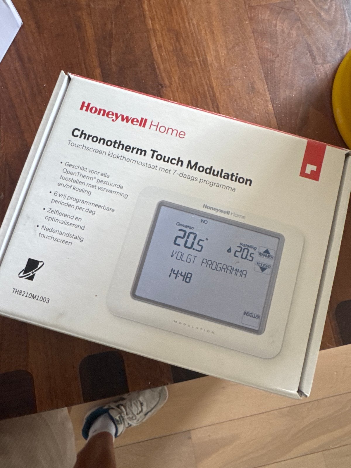 Honeywell Home Chronotherm Touch Modulation Thermostaat, Doe-het-zelf en Verbouw, Thermostaten, Ophalen of Verzenden, Slimme thermostaat