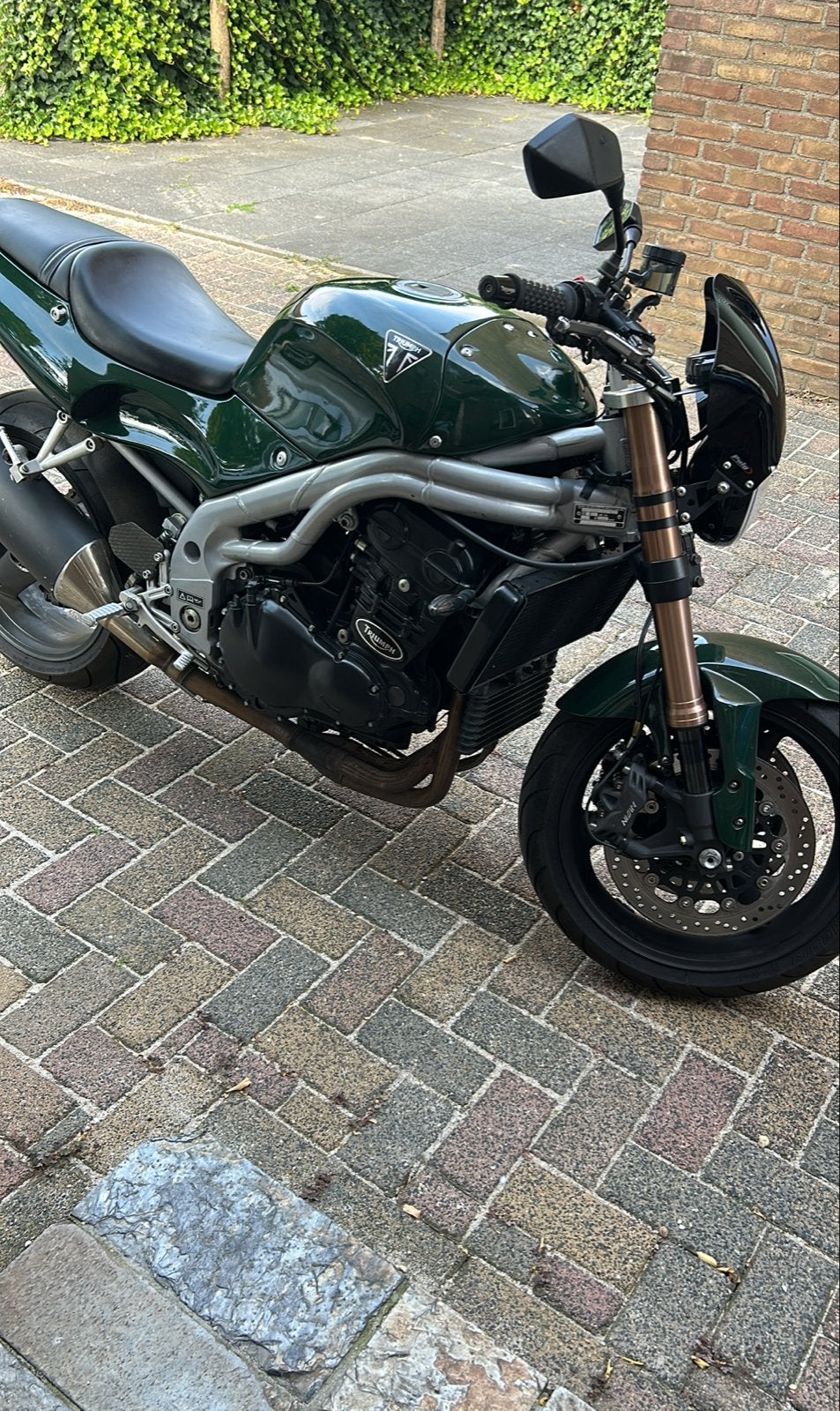 Triumph Speed Triple 595i - Groen - Naked Bike, Sportuitlaat, Motorrijbewijs A, Gebruikt, 3 cilinders
