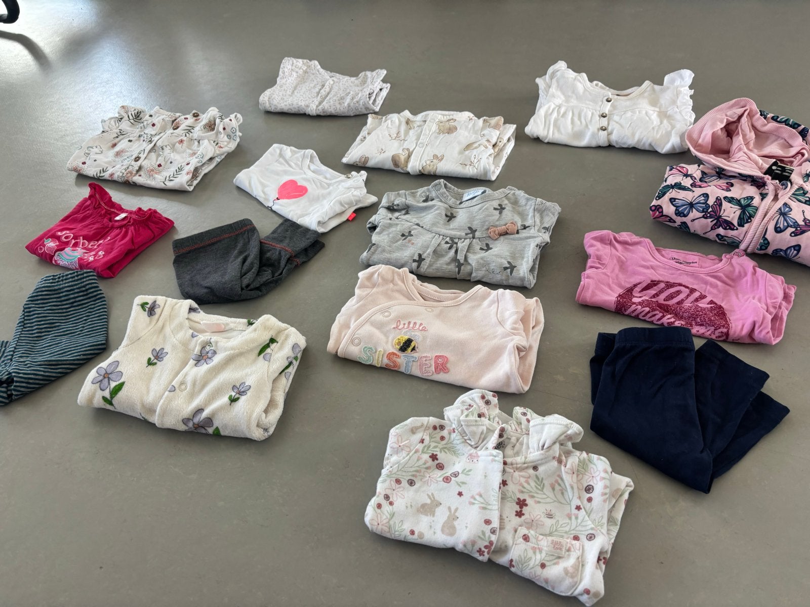 Babykleding pakket maat 44/ 50/56 broekjes, shirtjes, Ophalen of Verzenden, Gebruikt, Meisje