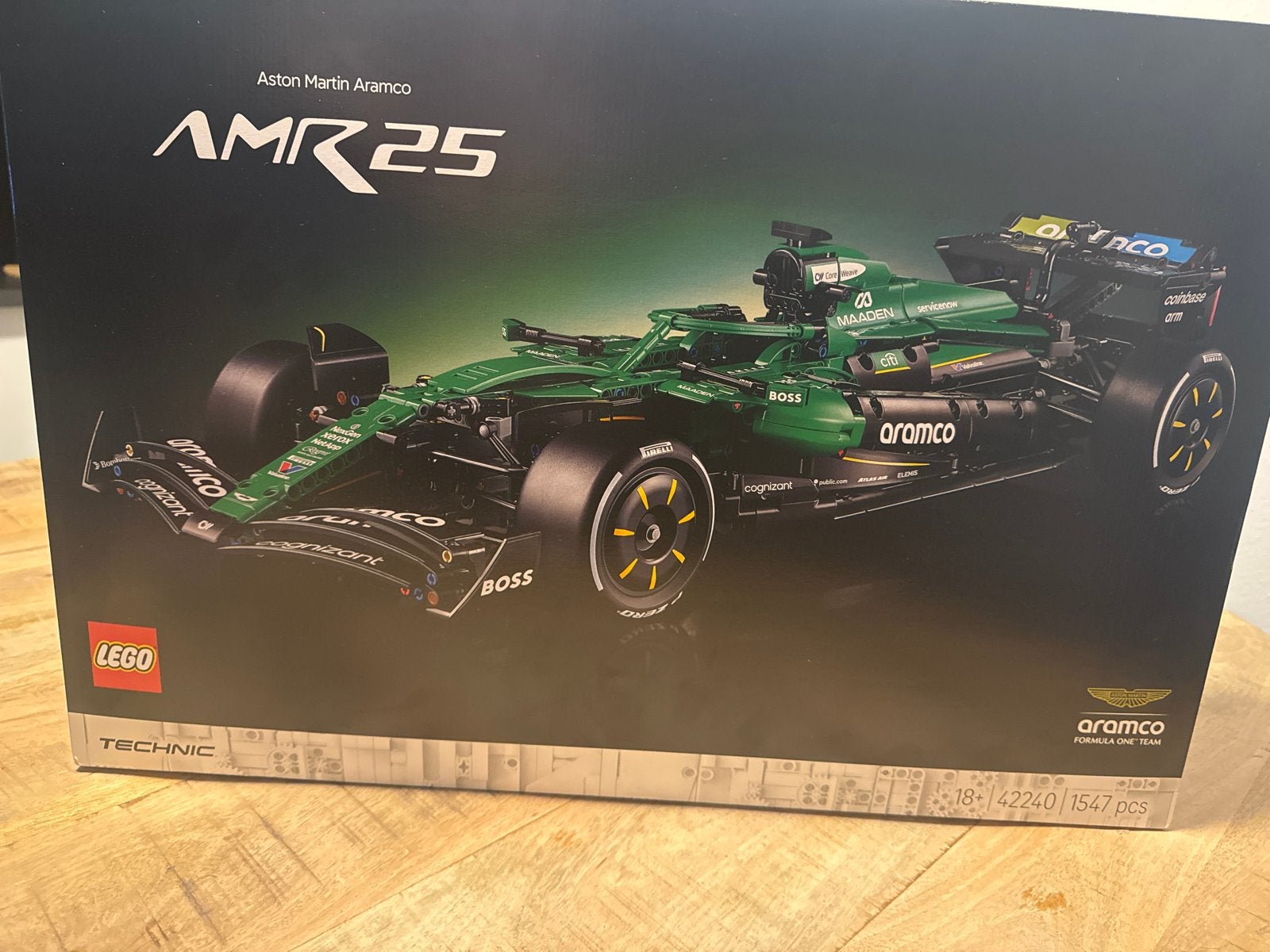 LEGO Technic Aston Martin Aramco F1 AMR25 (42240), Ophalen of Verzenden, Nieuw, Overige merken