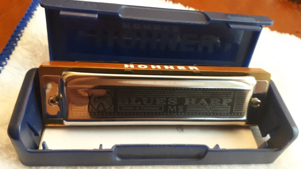 Hohner M533086X 532/20 MS G Blues Harp Mondharmonica, Ophalen, Nieuw, G-mondharmonica, Met koffer of doosje