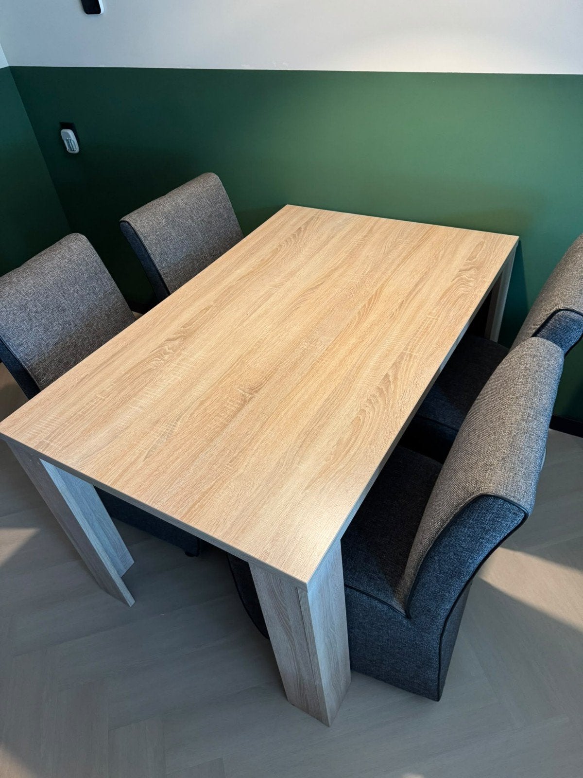 Eetkamertafel 140 x 90 cm, Ophalen, Gebruikt, 100 tot 150 cm, 50 tot 100 cm