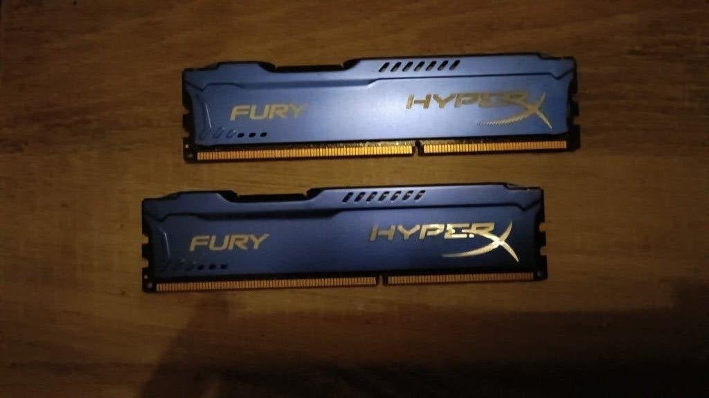 kingston fury beast 16GB DDR3 RAM (2x 8GB), Computers en Software, RAM geheugen, 1.866MT/s, DDR3, Ophalen of Verzenden, Zo goed als nieuw