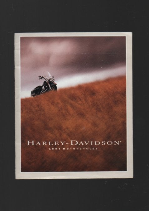 Reclame Folder 1994 Harley Davidson Motorcycles Motorfiets, Folder, Harley Davidson, Ophalen of Verzenden, Zo goed als nieuw