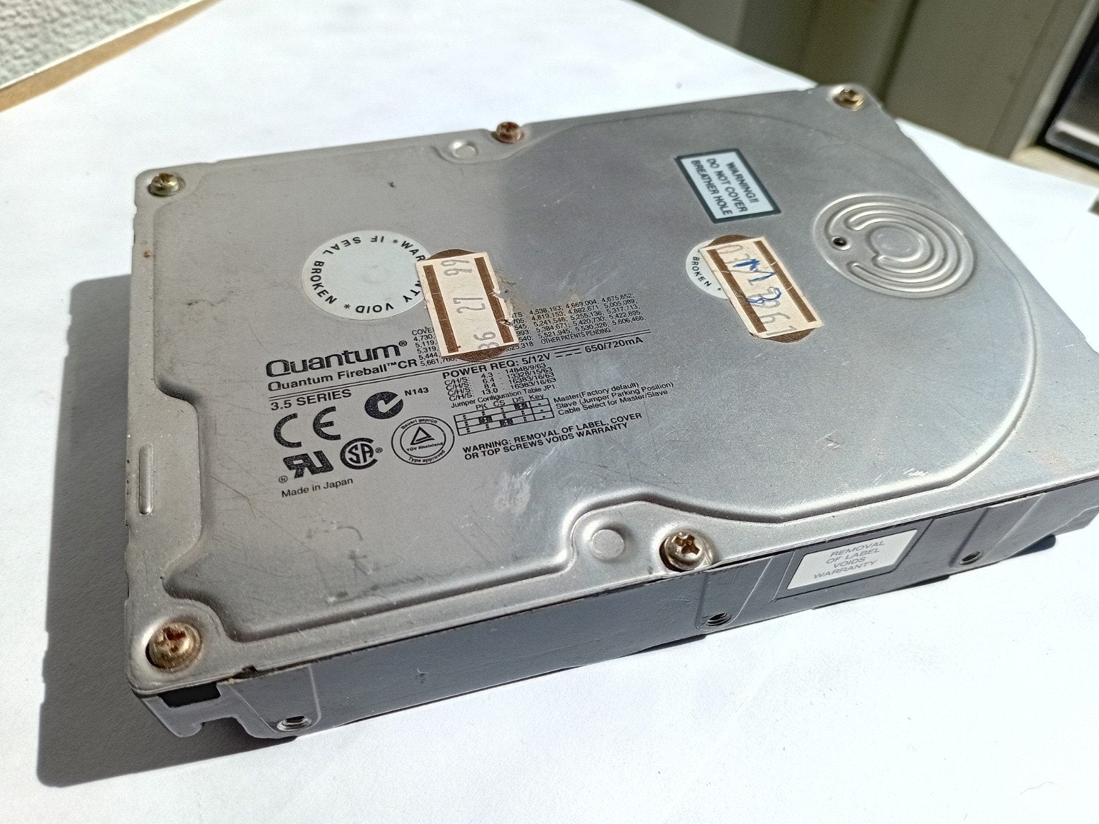 Quantum Fireball CR 3.5" IDE Harde Schijf, Computers en Software, Harde schijven, Intern, Gebruikt, HDD, Ophalen of Verzenden