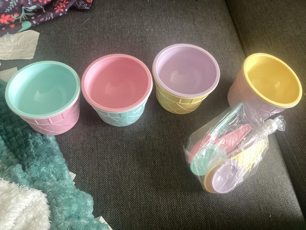 Leuke ijsbakjes en lepels voor kinderen, Ophalen of Verzenden, Nieuw, Jongen of Meisje