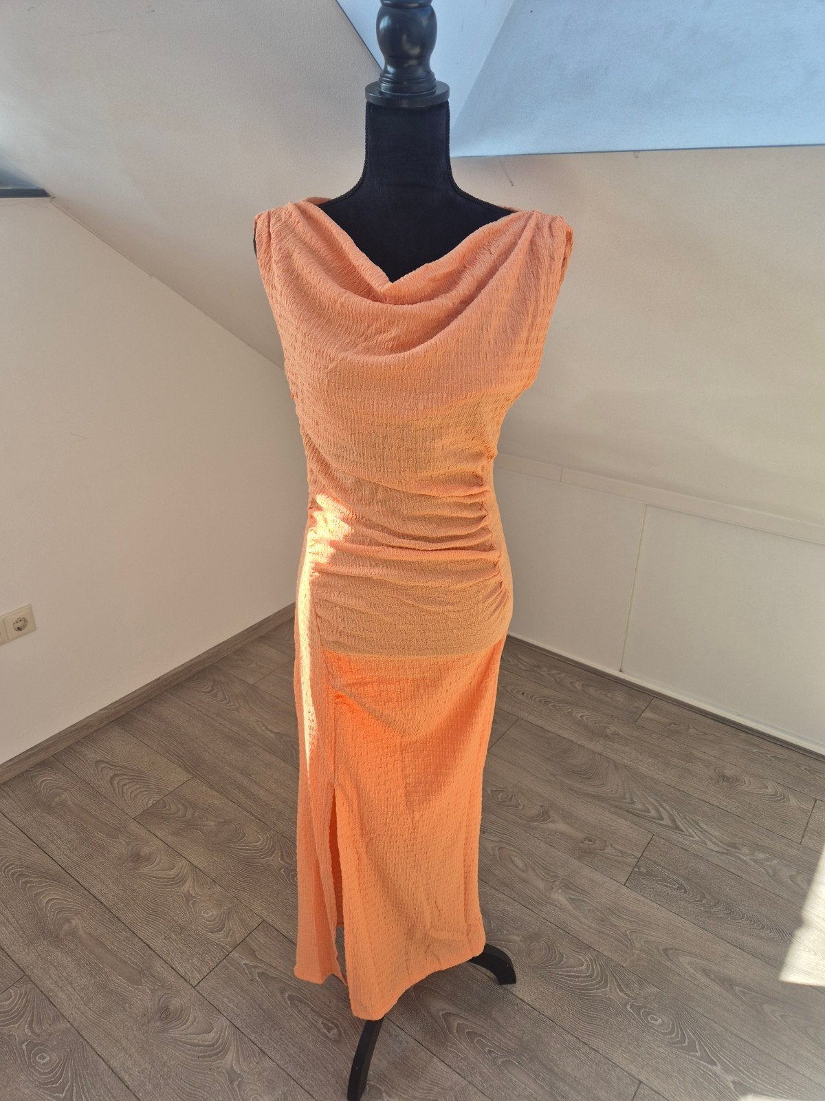 prachtige maxi dress. S/M, Azzurro, Verzenden, Nieuw, Oranje