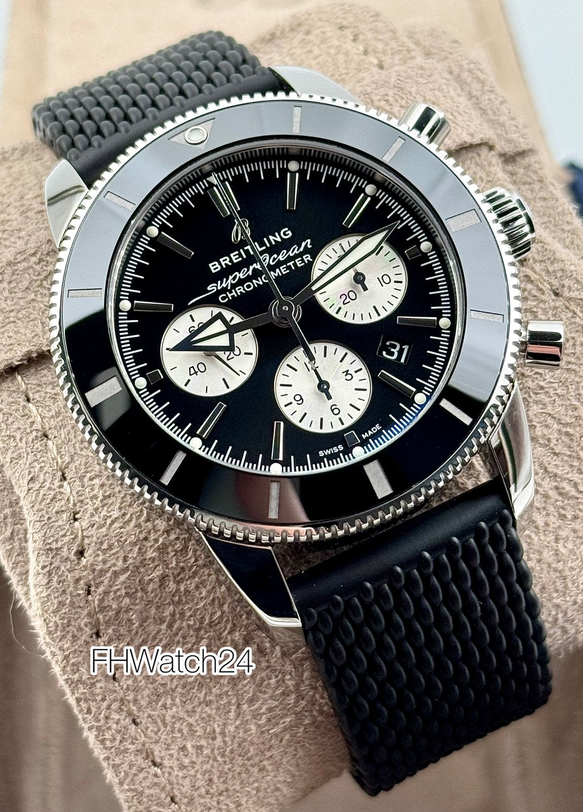 Breitling Superocean Heritage B01 Chronograph AB0162. 2024., Gebruikt, Staal, Breitling, Polshorloge
