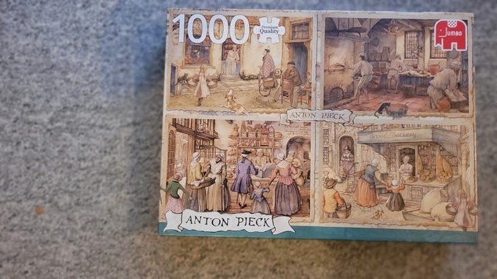 Anton Pieck Legpuzzel 1000 stukjes - Jumbo, Ophalen of Verzenden, 500 t/m 1500 stukjes, Gebruikt, Legpuzzel